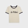 'Je t'aime' t-shirt in flocked cotton | CELINE