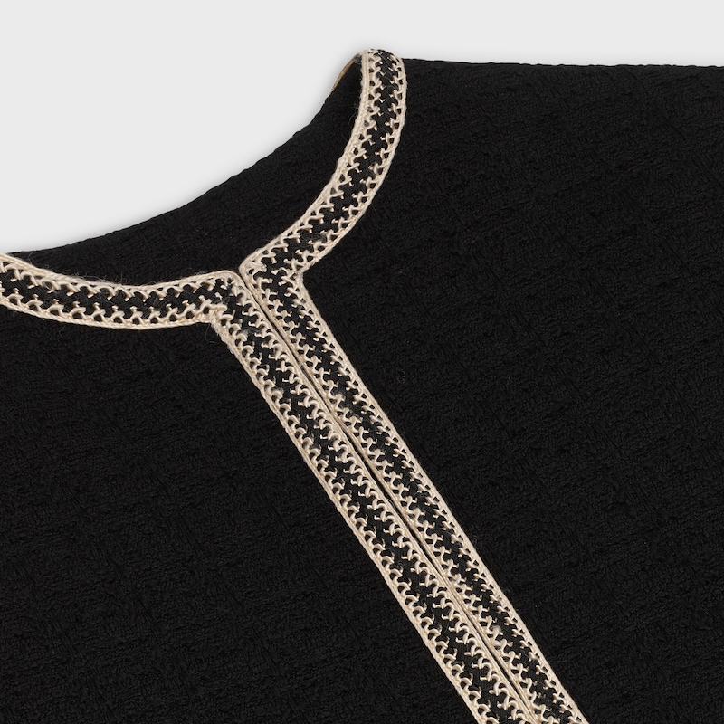 'chasseur' jacket in wool tweed | CELINE