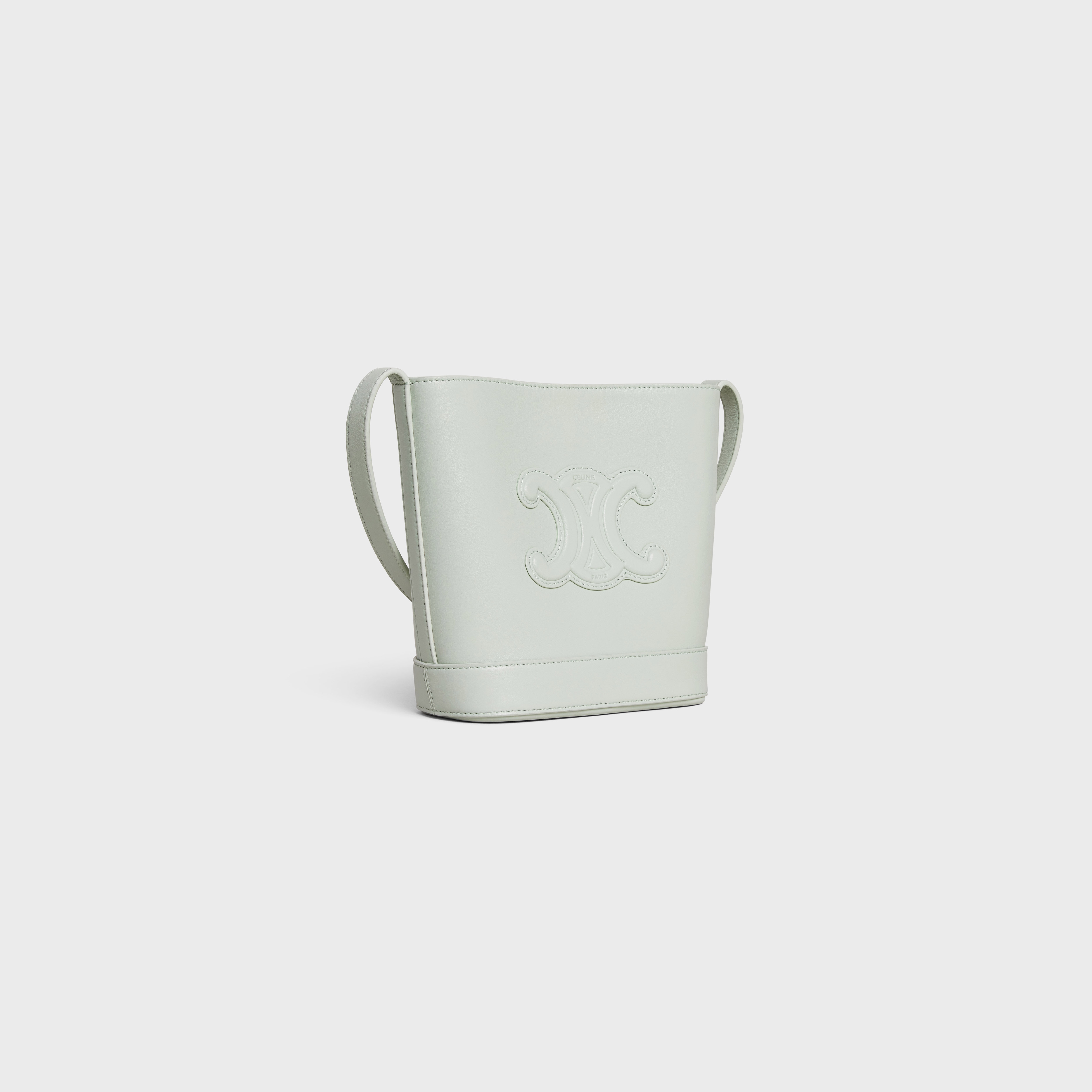 small bucket cuir triomphe in smooth calfskin