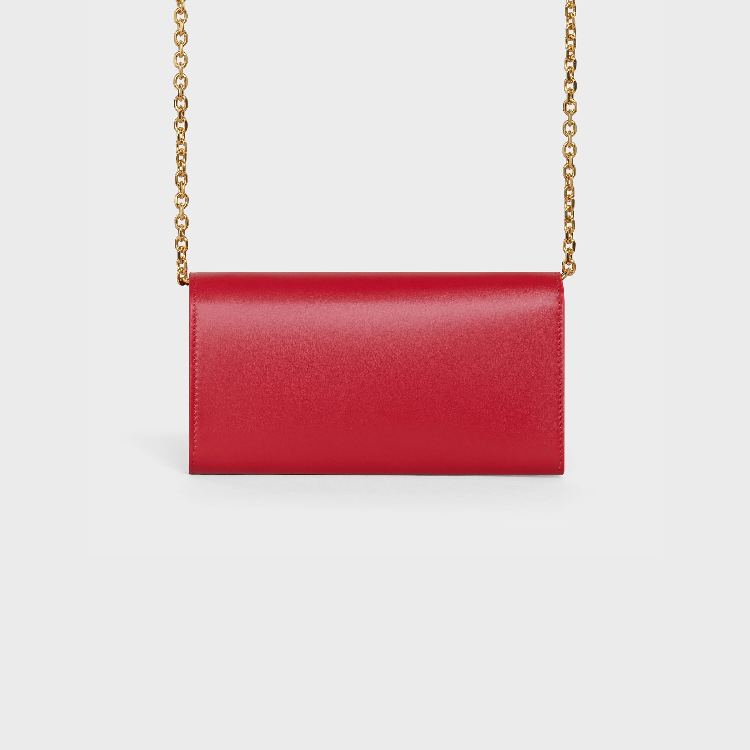 C Wallet on Chain in Smooth calfskin CELINE Official site