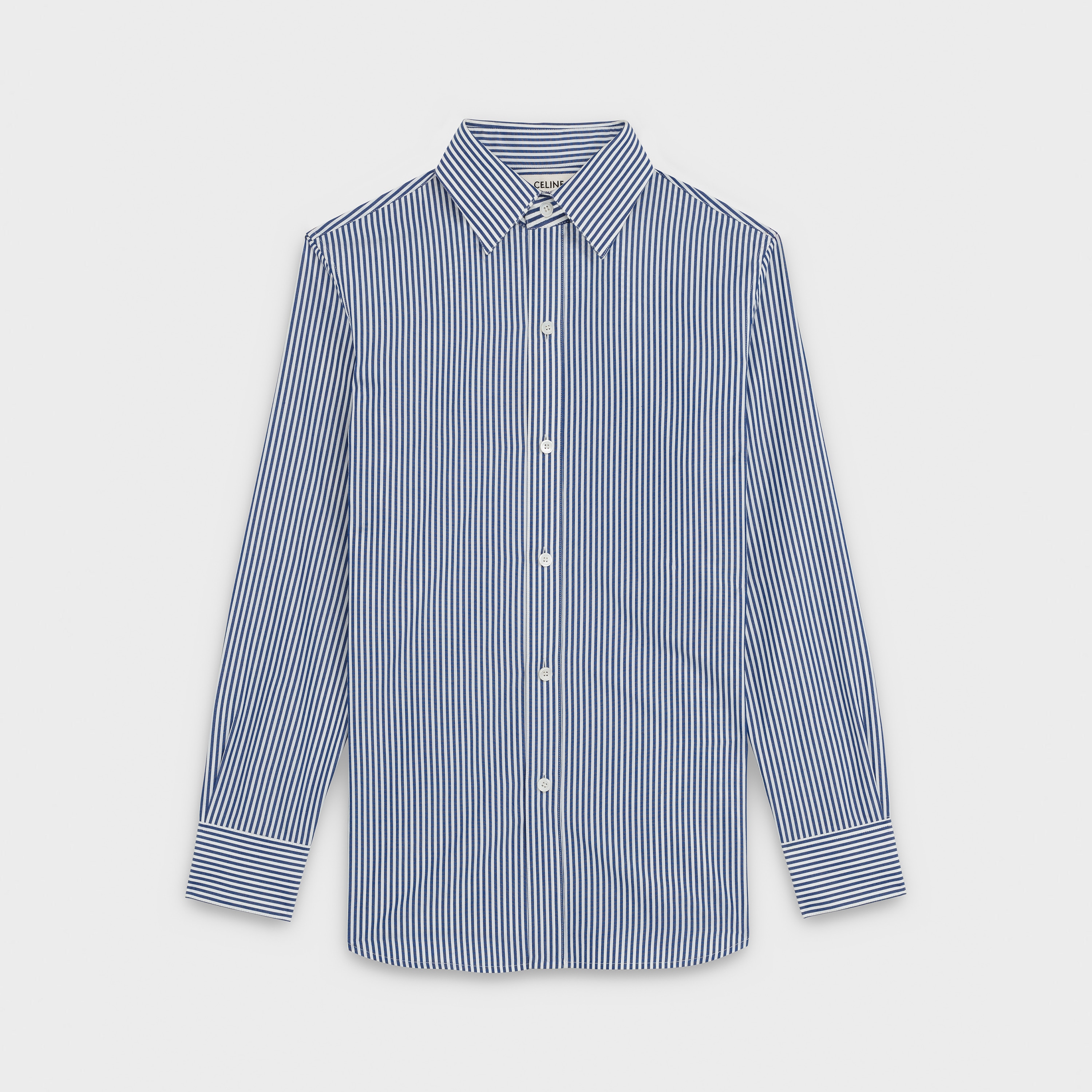 classic shirt french collar in striped 
