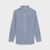classic shirt french collar in striped cotton canvas | CELINE