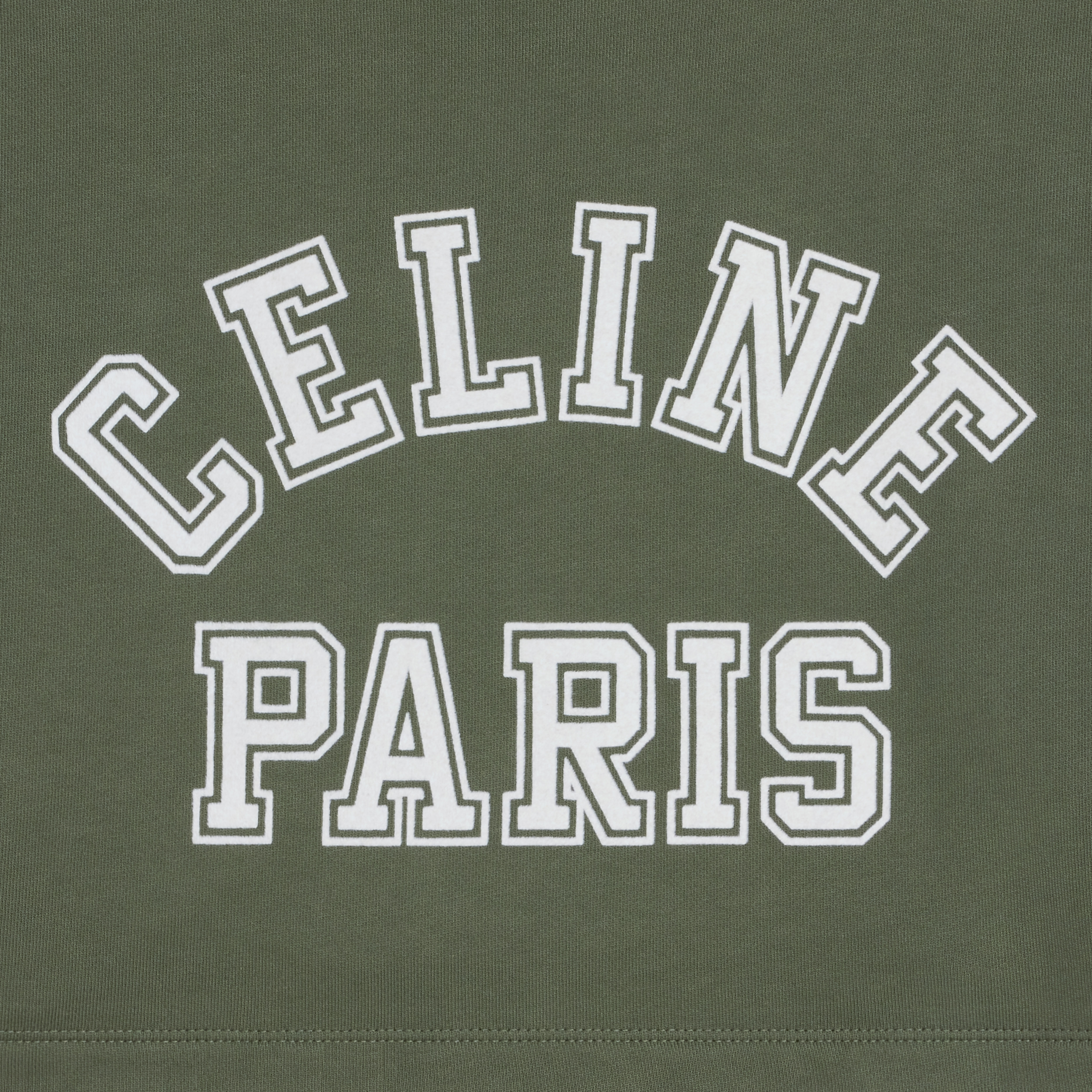 celine cropped sweatshirt