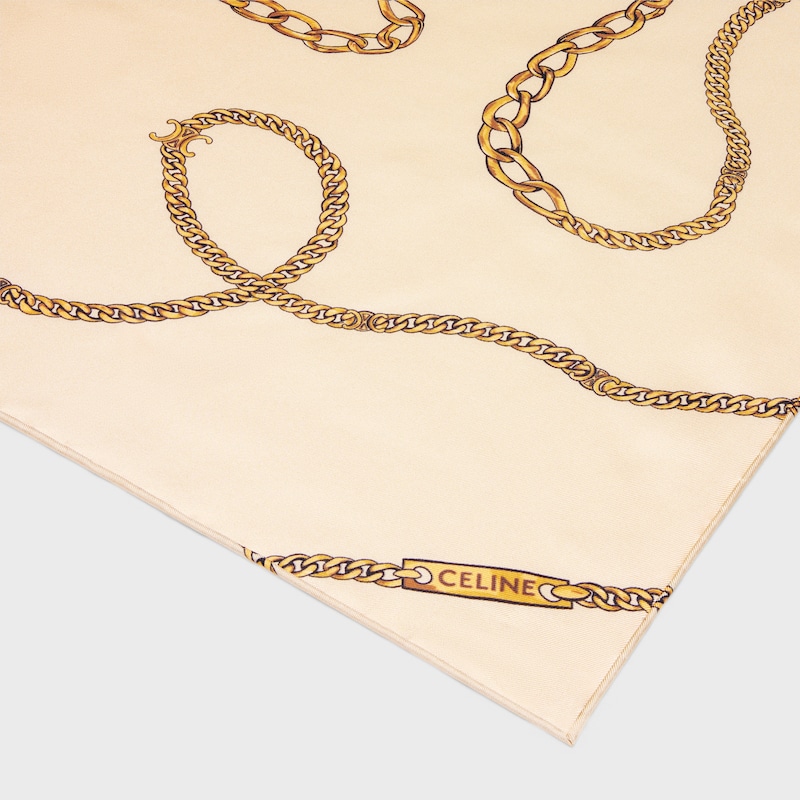 SQUARE IN CELINE CHAIN SILK TWILL | CELINE
