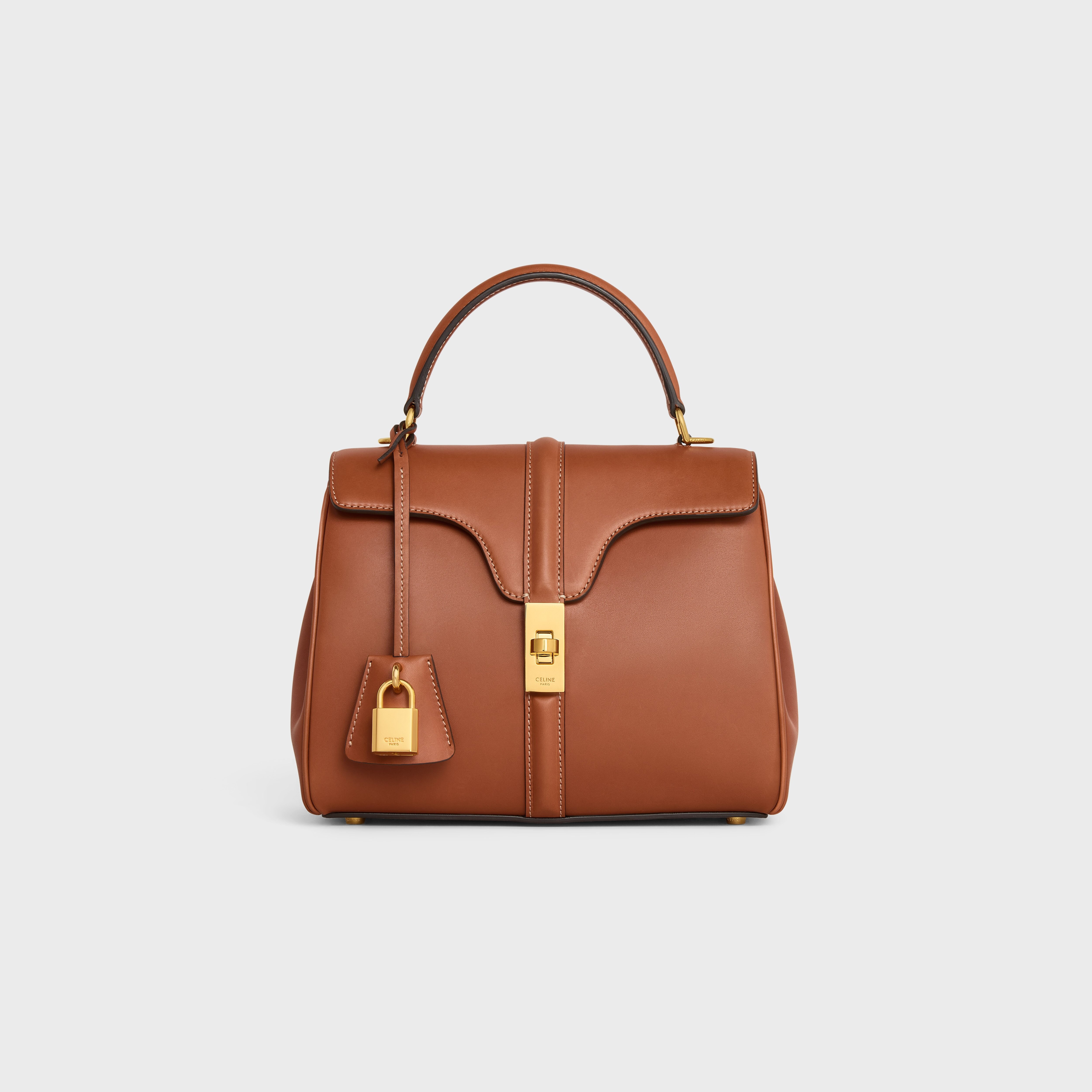 SAC 16 PETIT MODÈLE VEAU NATUREL - TAN | CELINE