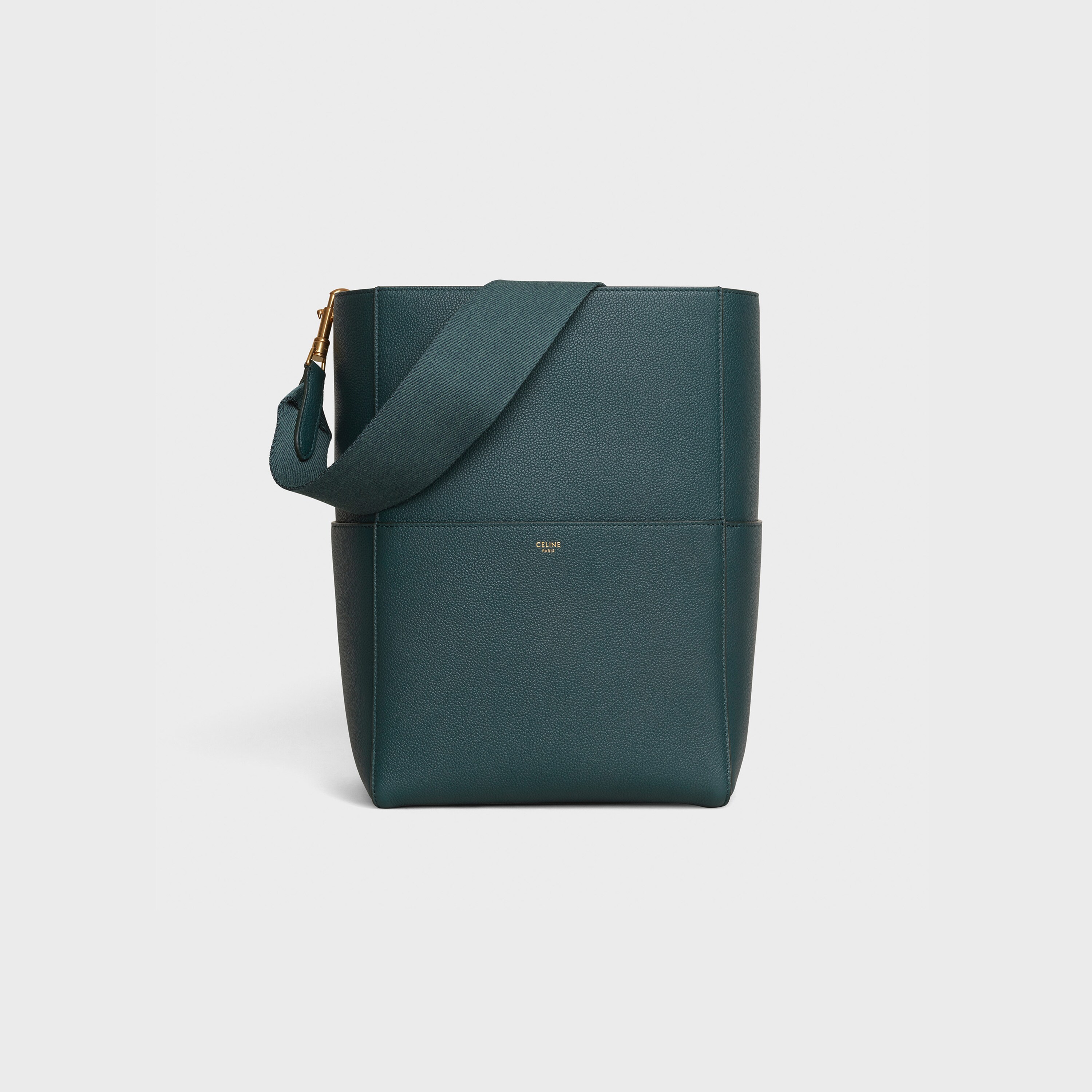 Sangle bucket bag in soft grained calfskin CELINE Official site