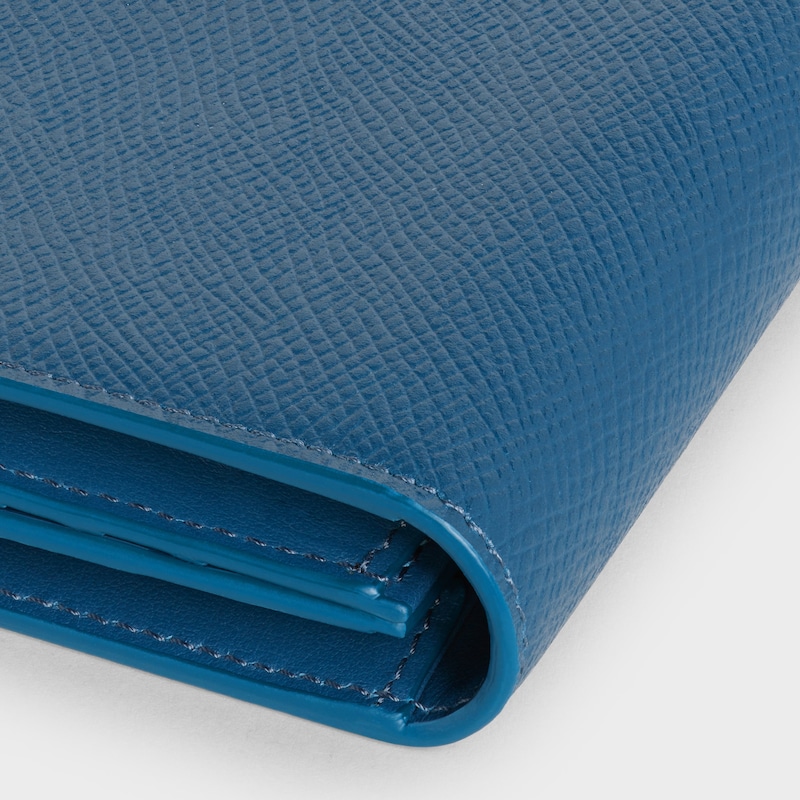 Large strap wallet in Bicolour Grained Calfskin | CELINE