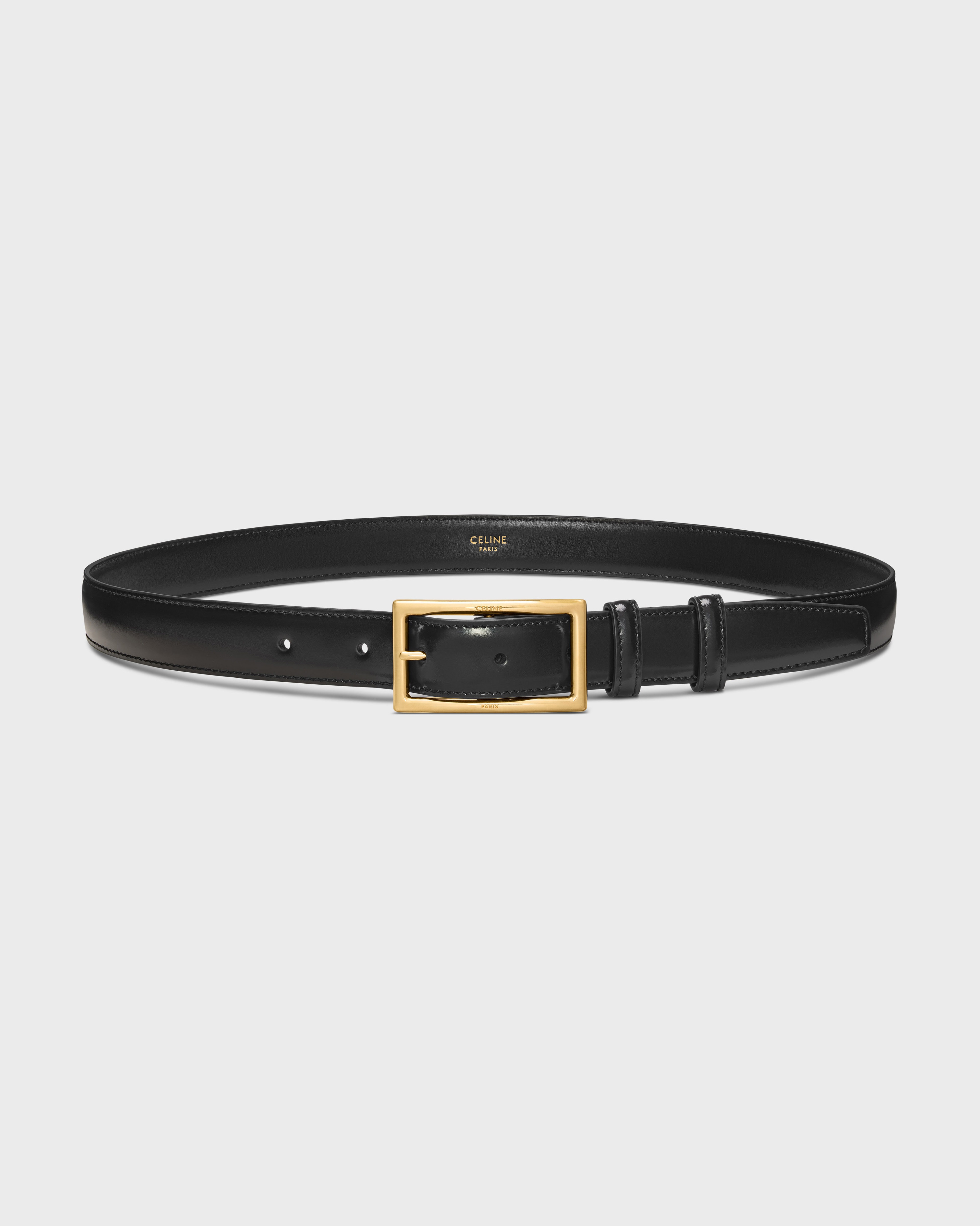 BC-27 ベルト 25mm / トリヨンレザー - ブラック | CELINE