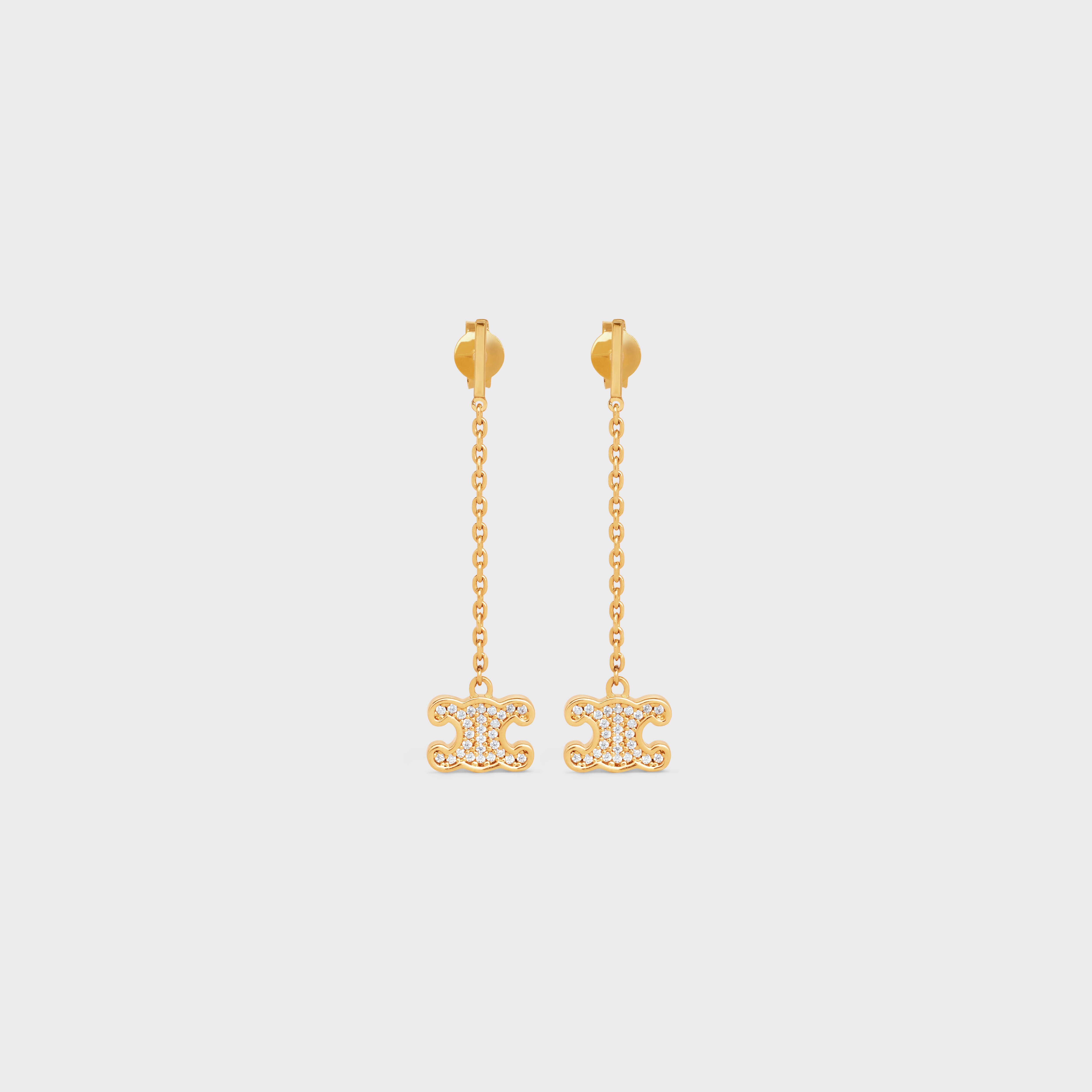 Celine Paris Vintage Celestial Clip-On Earrings