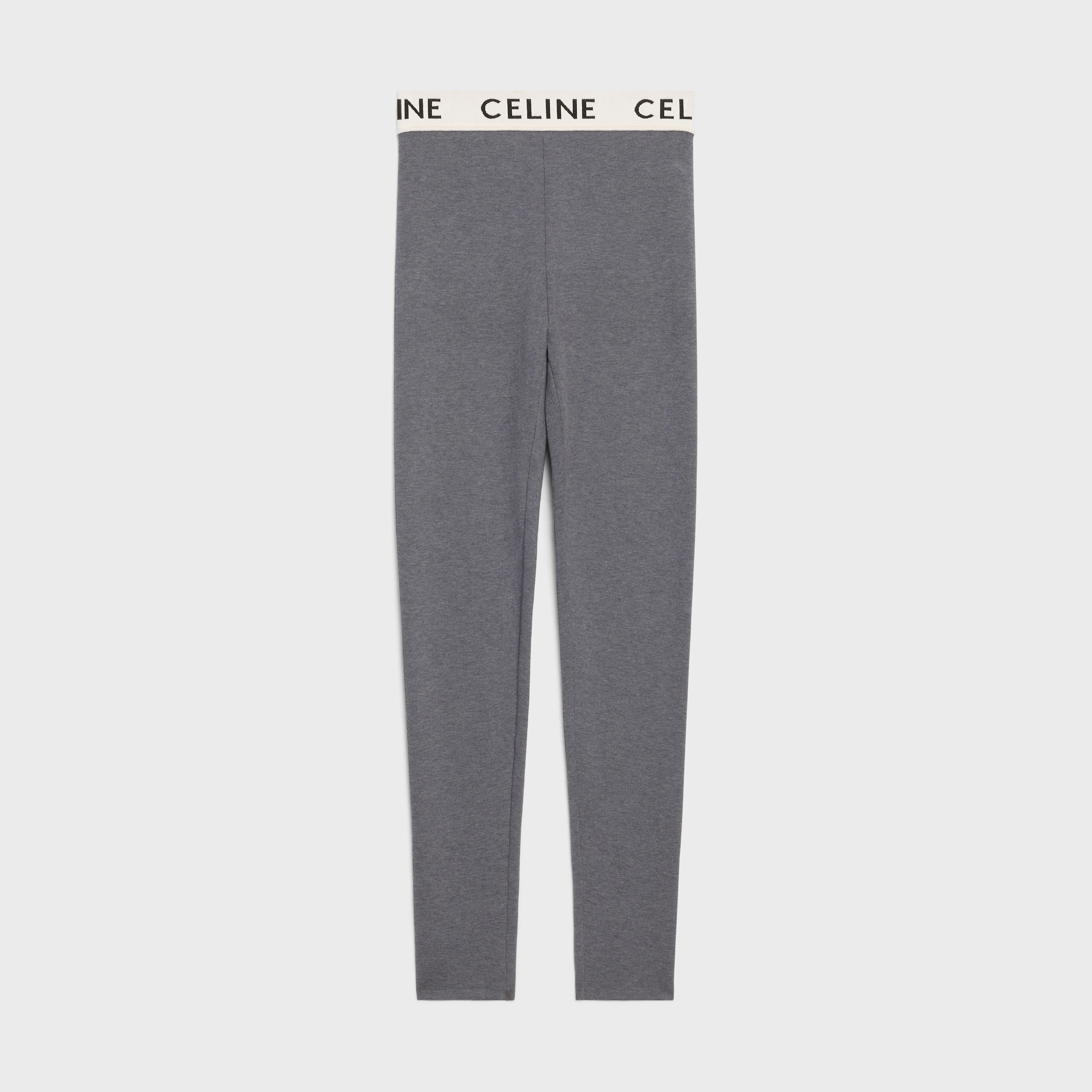 CELINE ATHLETIC KNIT LEGGINGS - Grey 