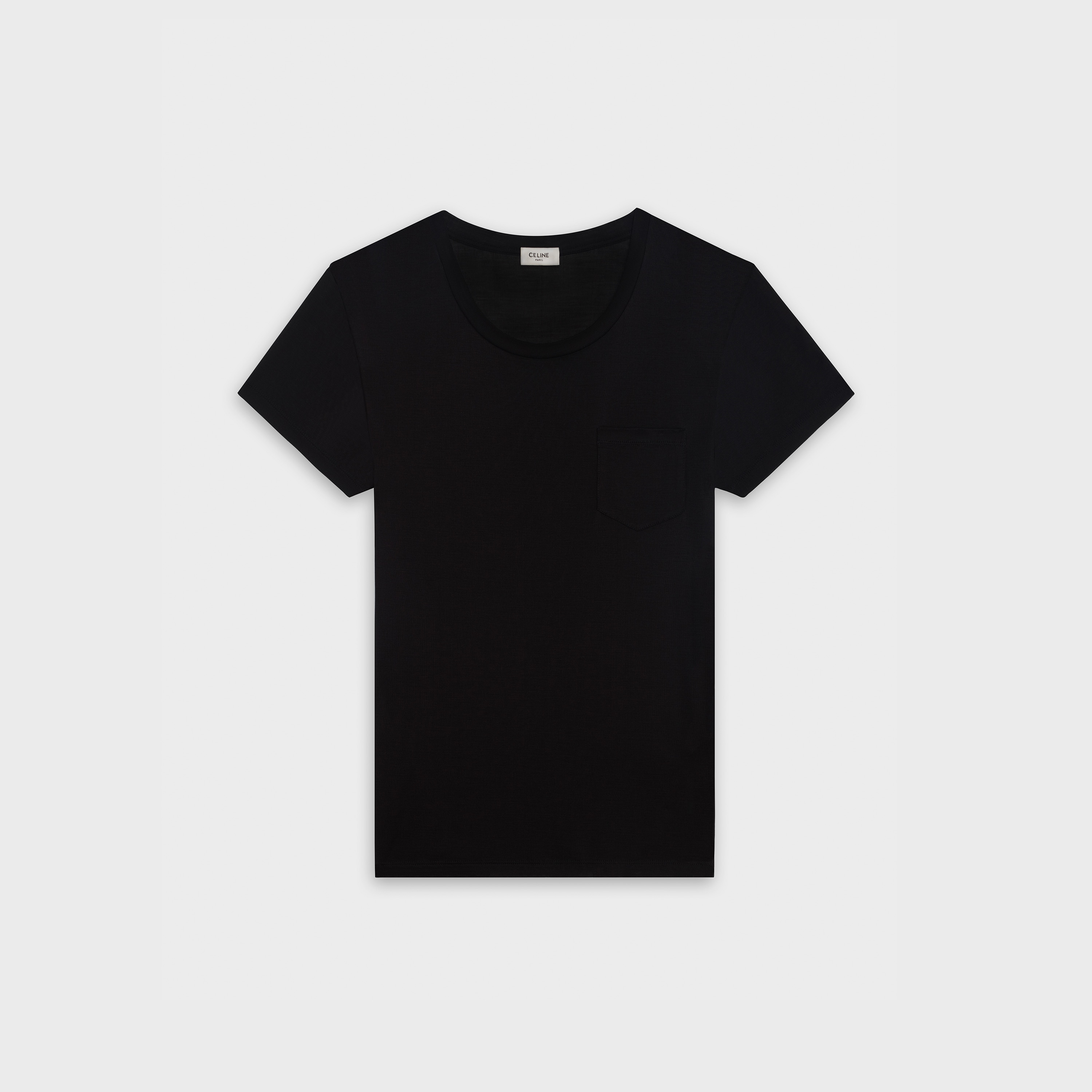 セリーヌ T-SHIRT IN SILK JERSEY 2X384700D t-shirt in silk jersey - null | CELINE