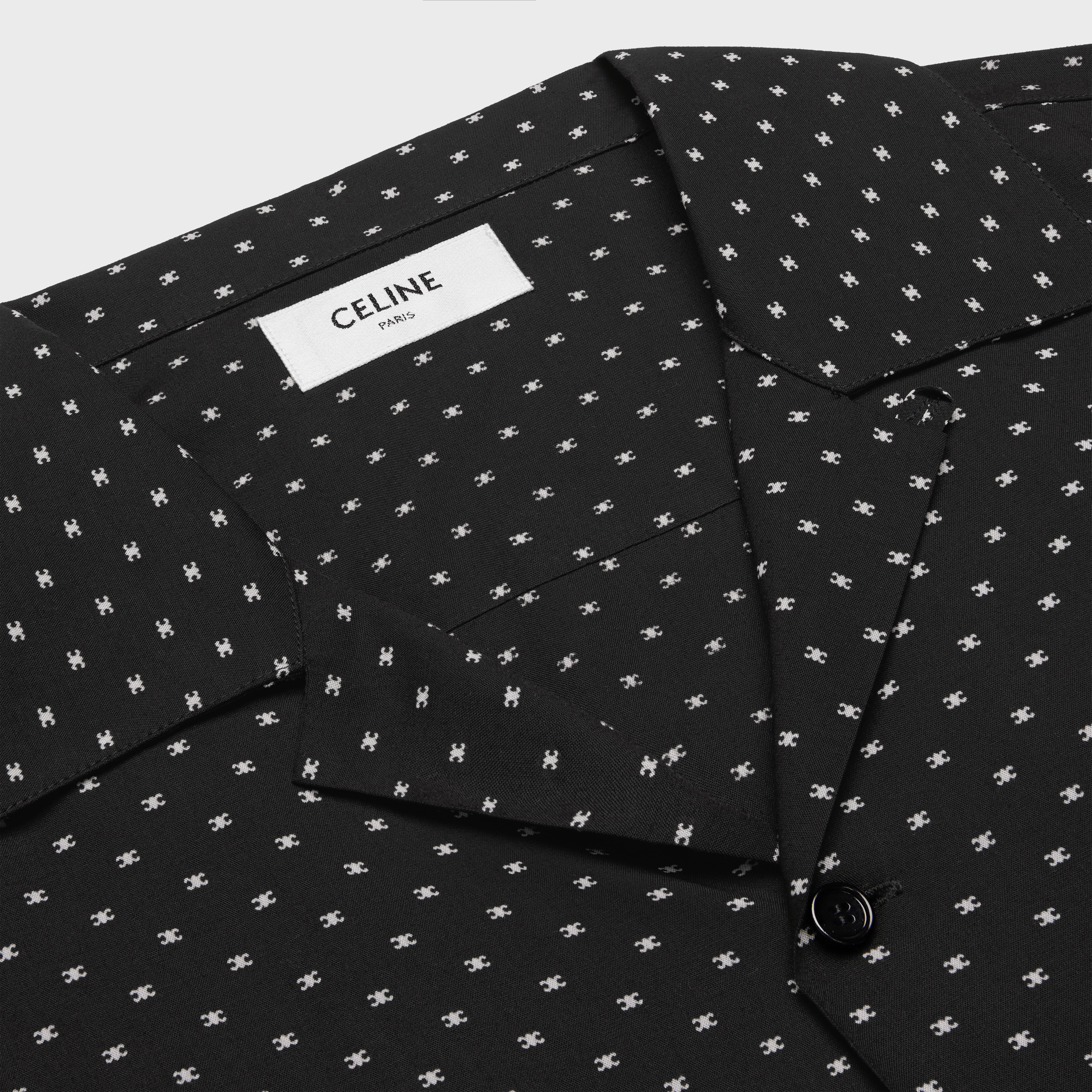 【 完売品☆37希少サイズ！！】セリーヌ POPELINE DOTS SHIRT