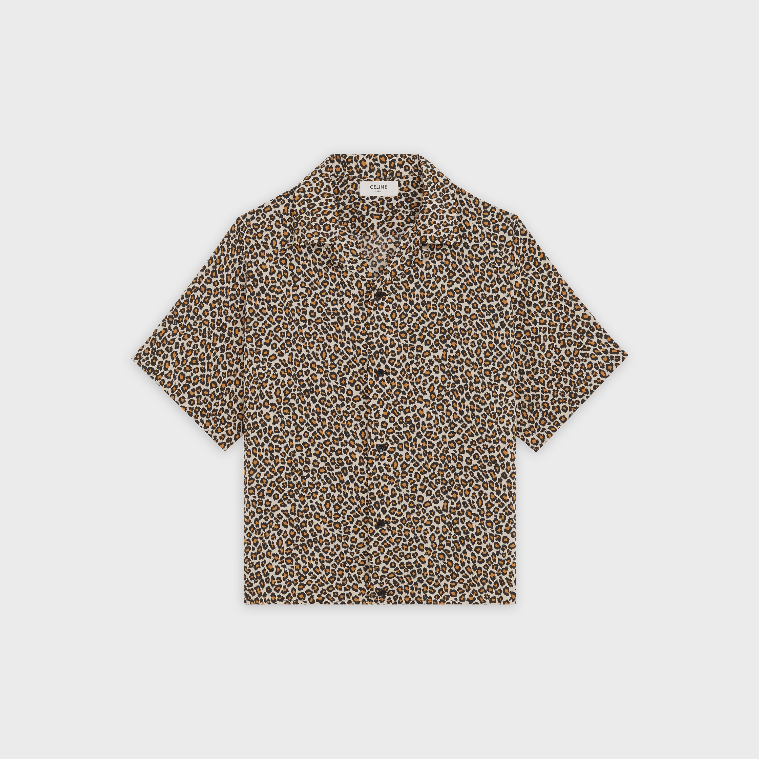 hawaiian shirt in printed viscose - null | CELINE