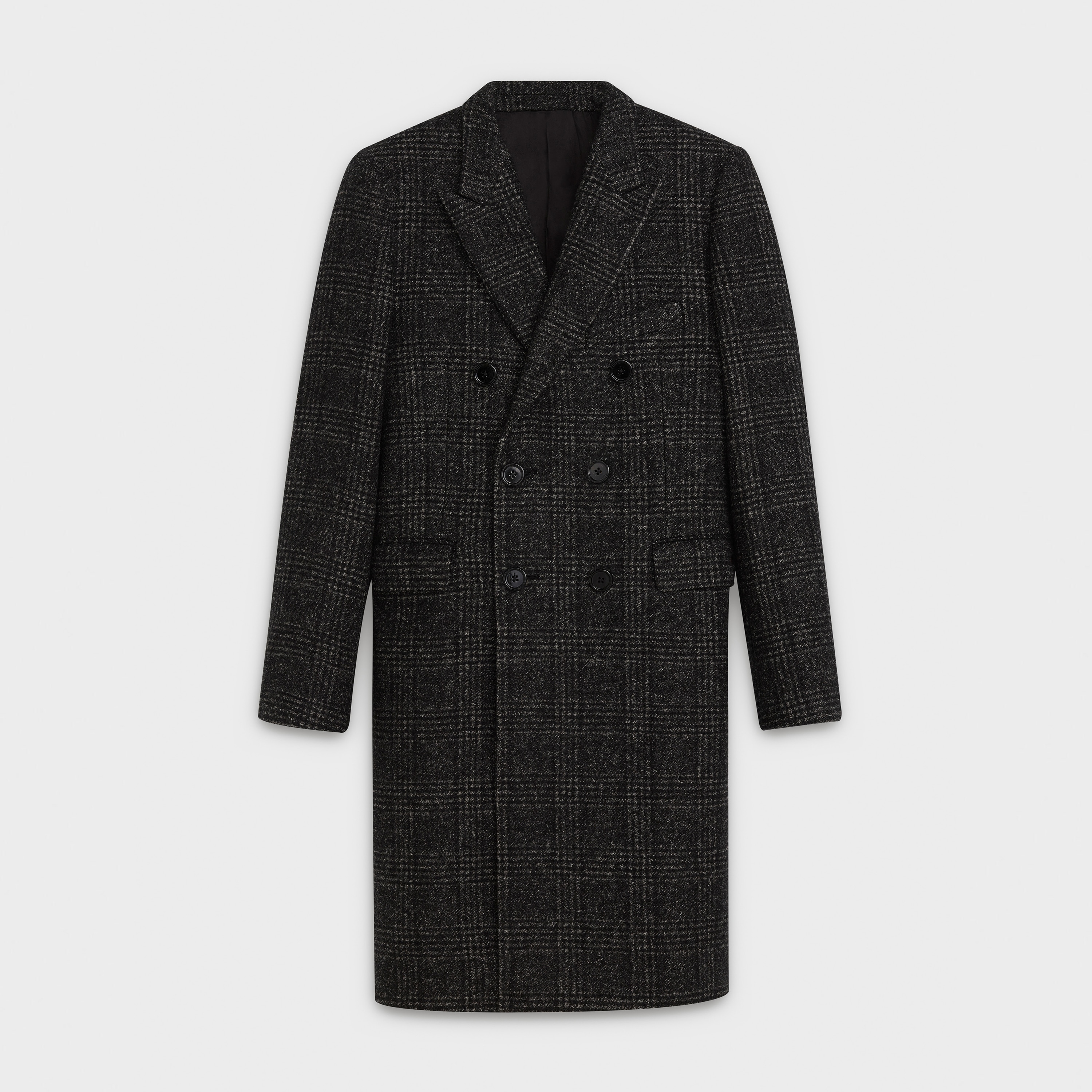 Classic coat in Prince of Wales - null | CELINE