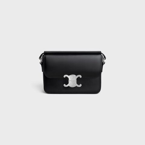 TEEN TRIOMPHE 18 ALL BLACK CALFSKIN GOLD HARDWARE