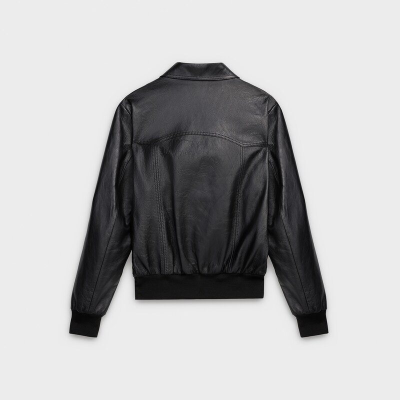 BLOUSON JACKET IN SOFT LAMBSKIN - null | CELINE
