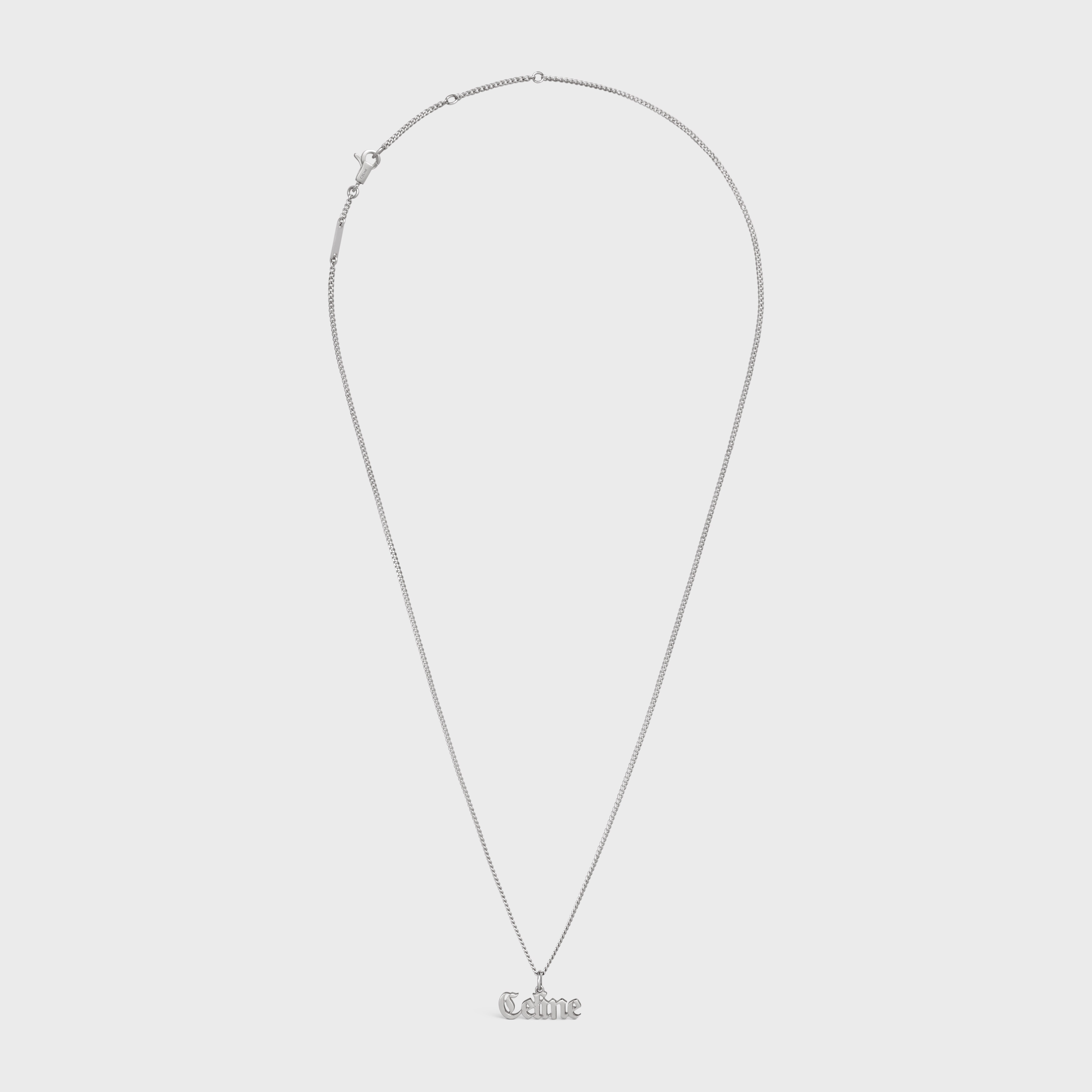 Celine Gothic Necklace in Sterling 