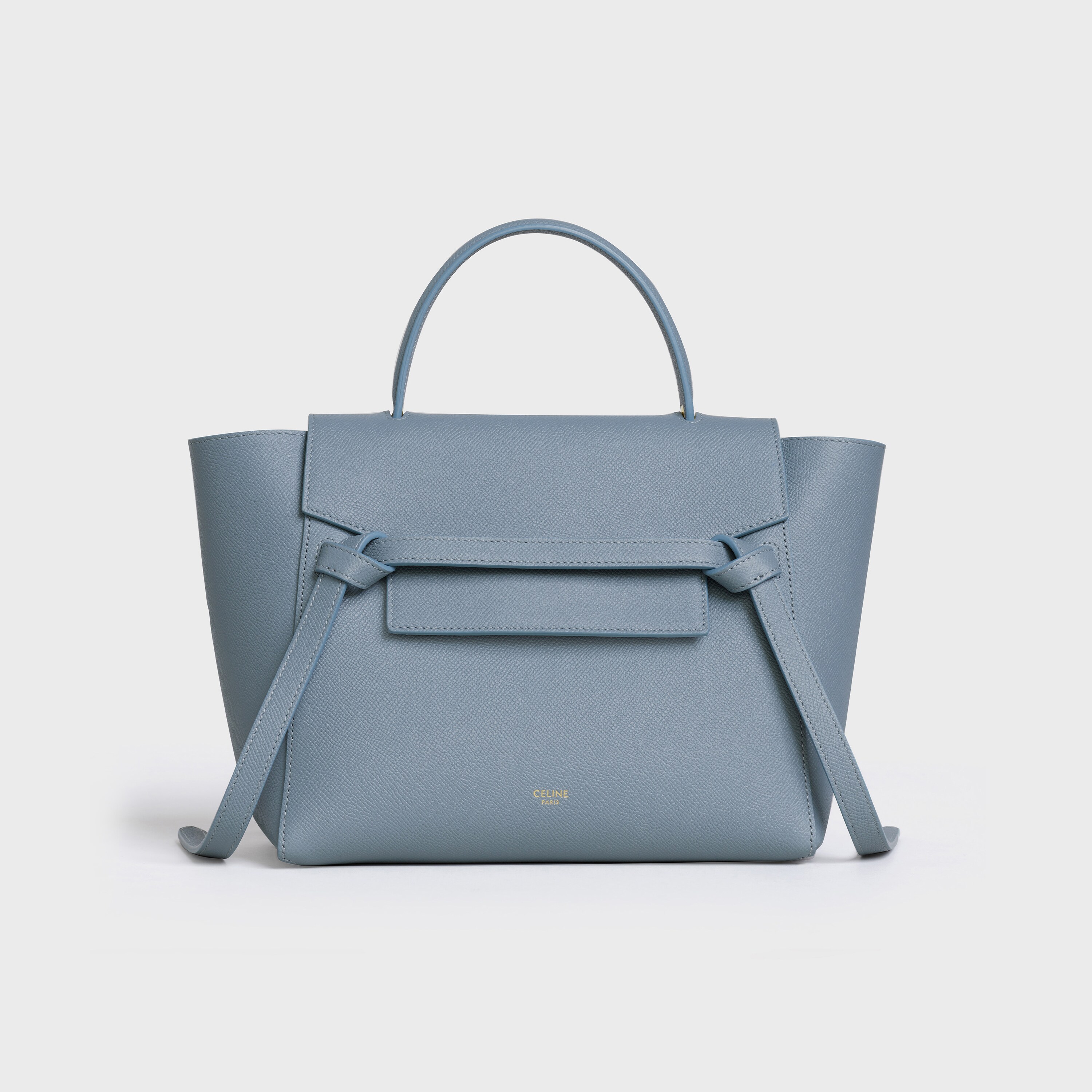 celine grey micro belt bag