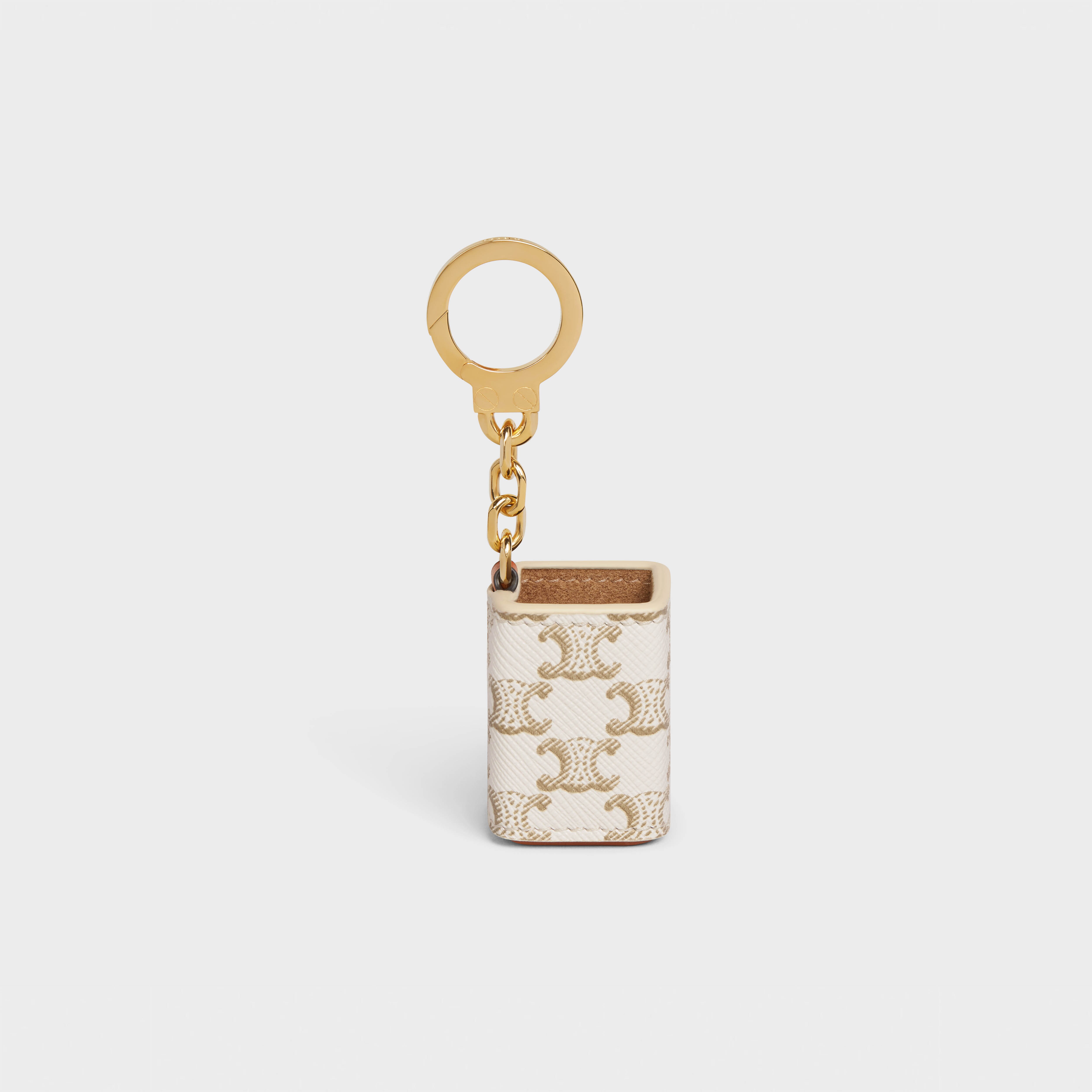 Gucci Ophidia Airpod Case With Chain in Natural