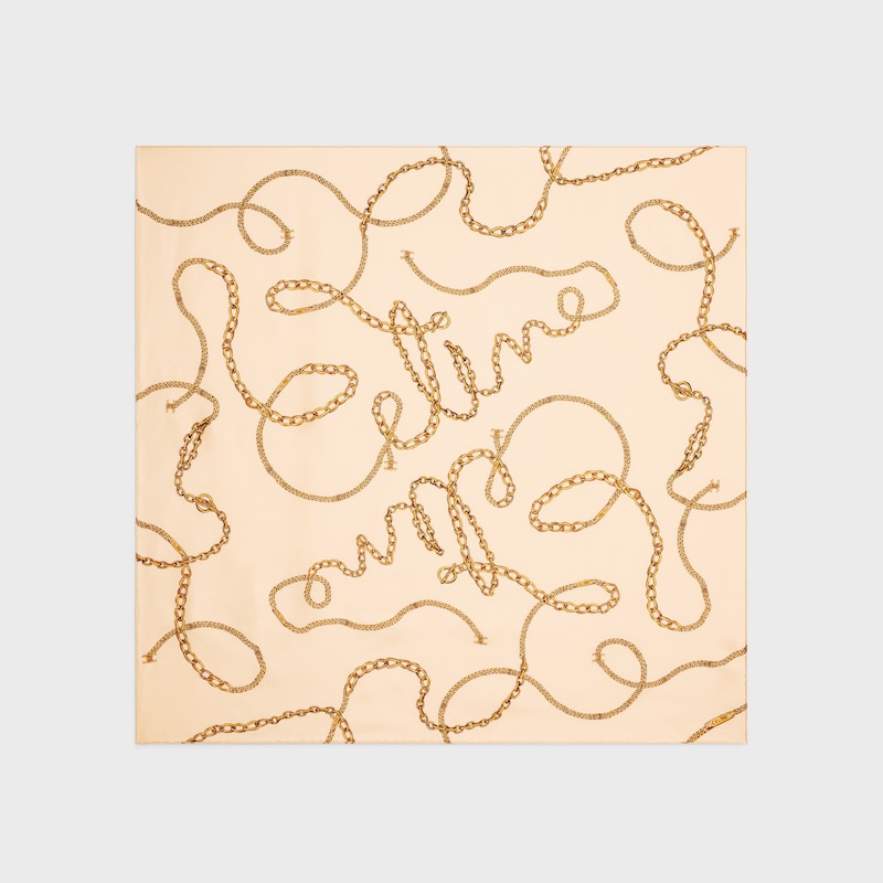 SQUARE IN CELINE CHAIN SILK TWILL | CELINE