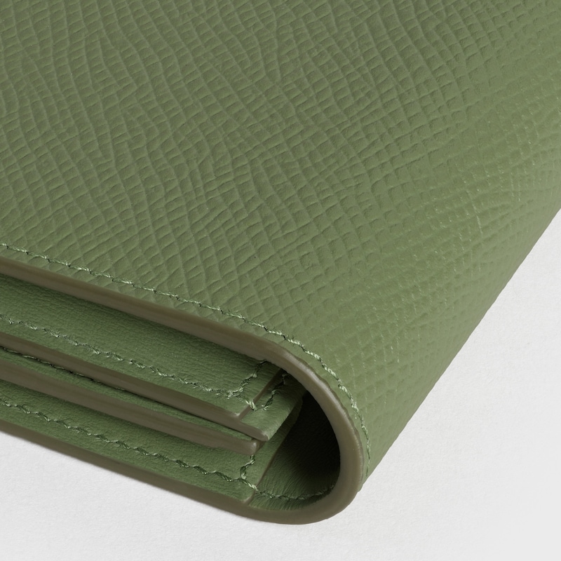 Large strap wallet in Bicolour Grained Calfskin | CELINE