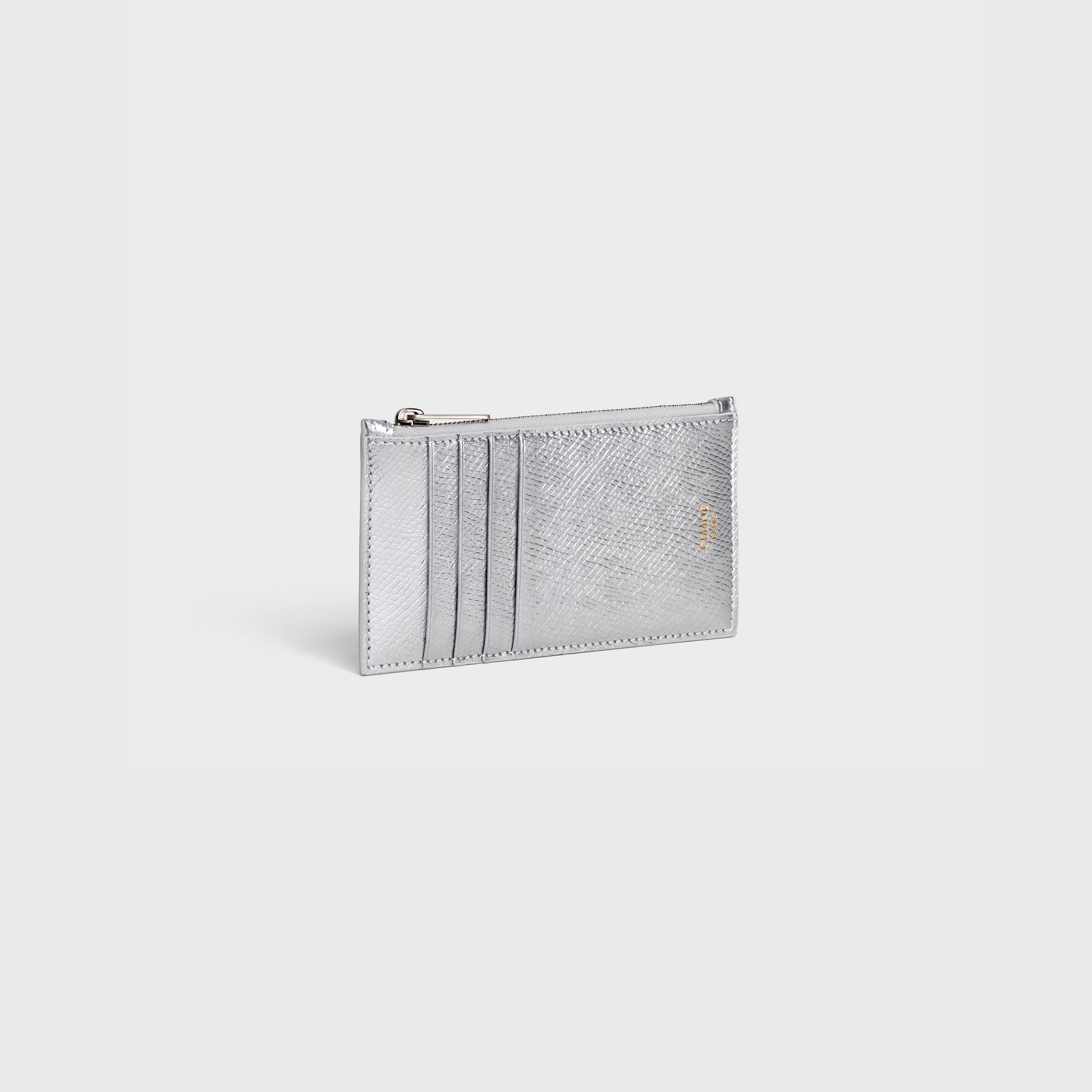 celine zipped compact card holder