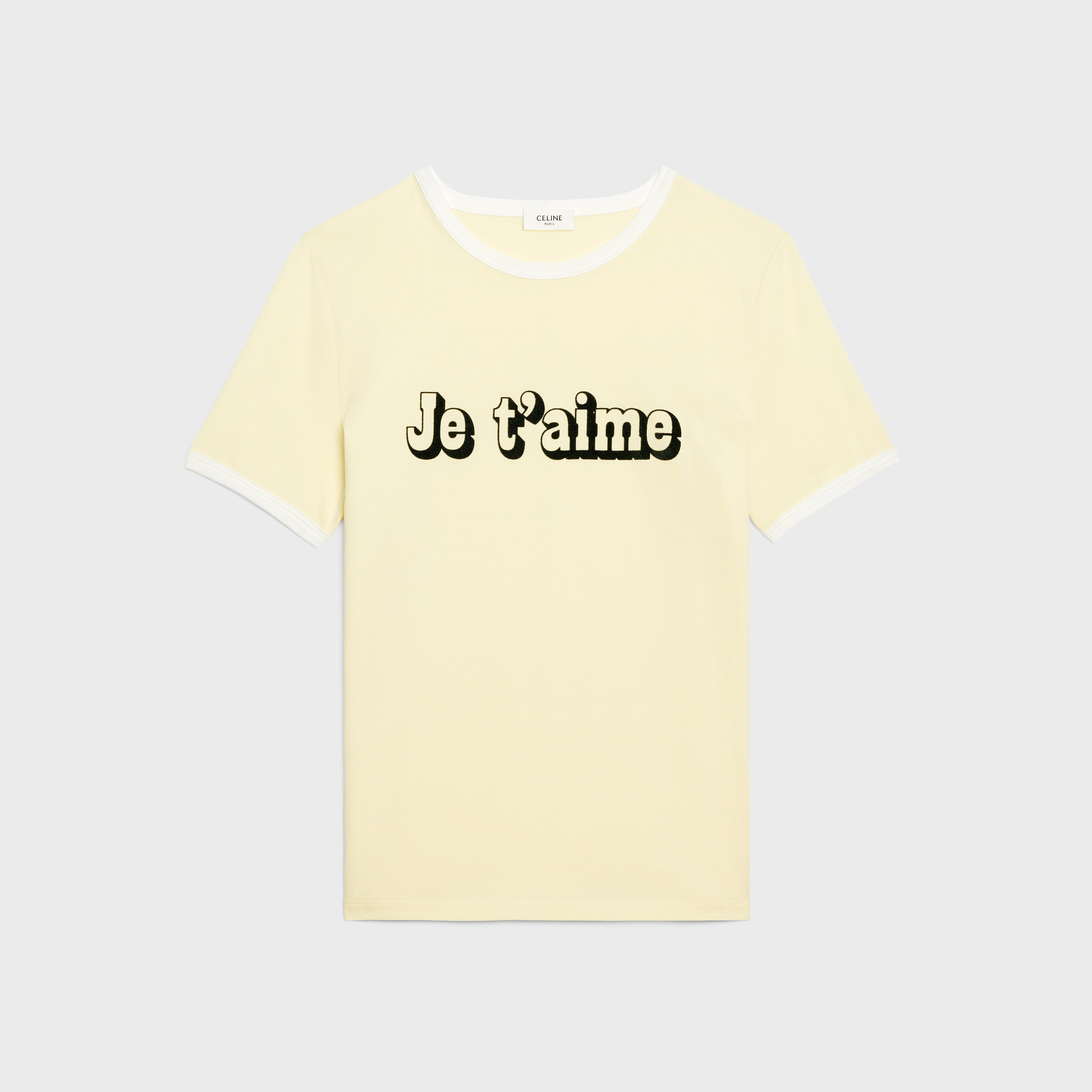 JE T'AIME COTTON JERSEY T-SHIRT 