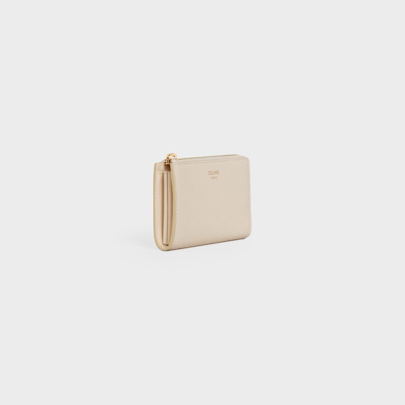 Porte-monnaie zipp&eacute; Veau grain&eacute; | CELINE