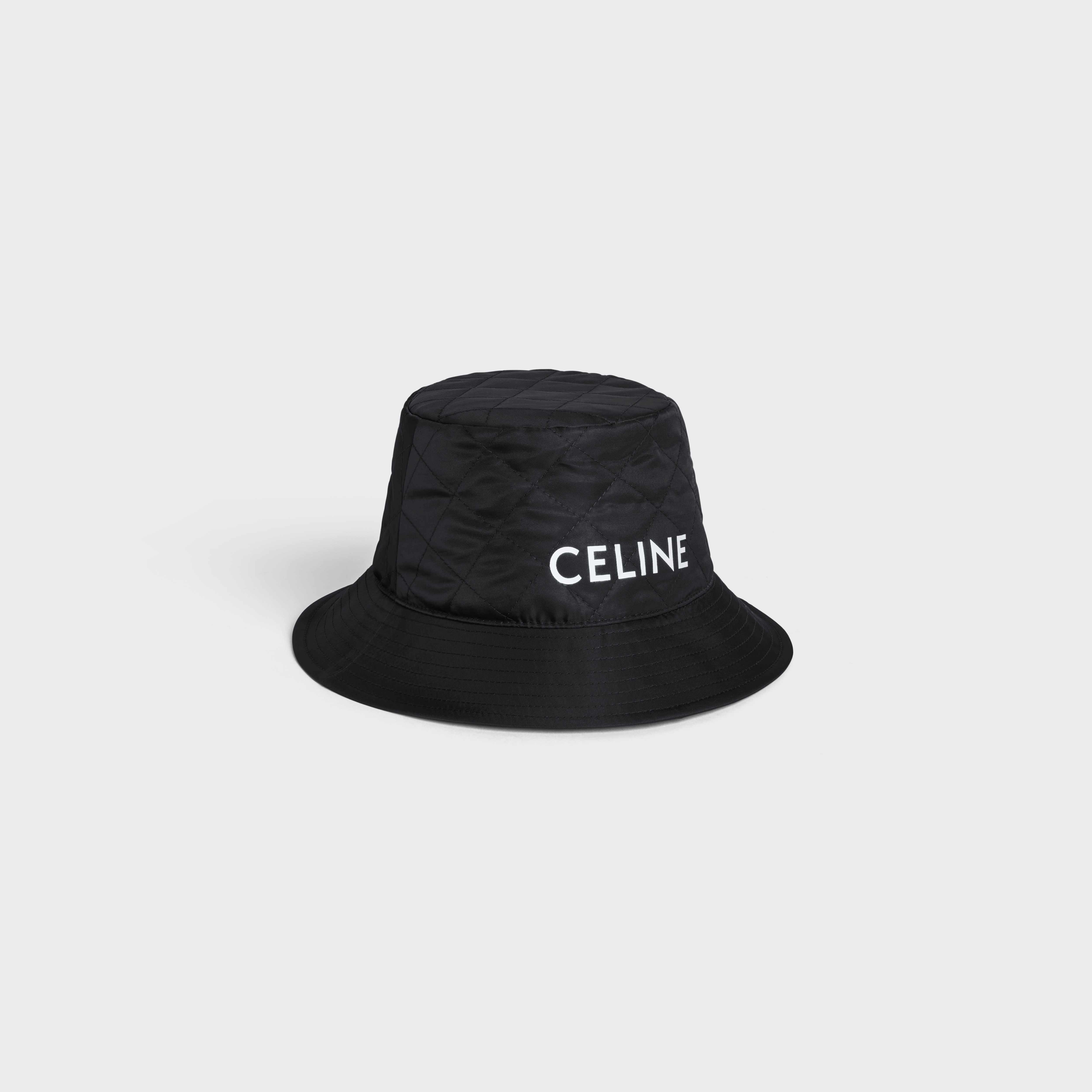 CELINE BUCKET HAT IN NYLON TWILL 