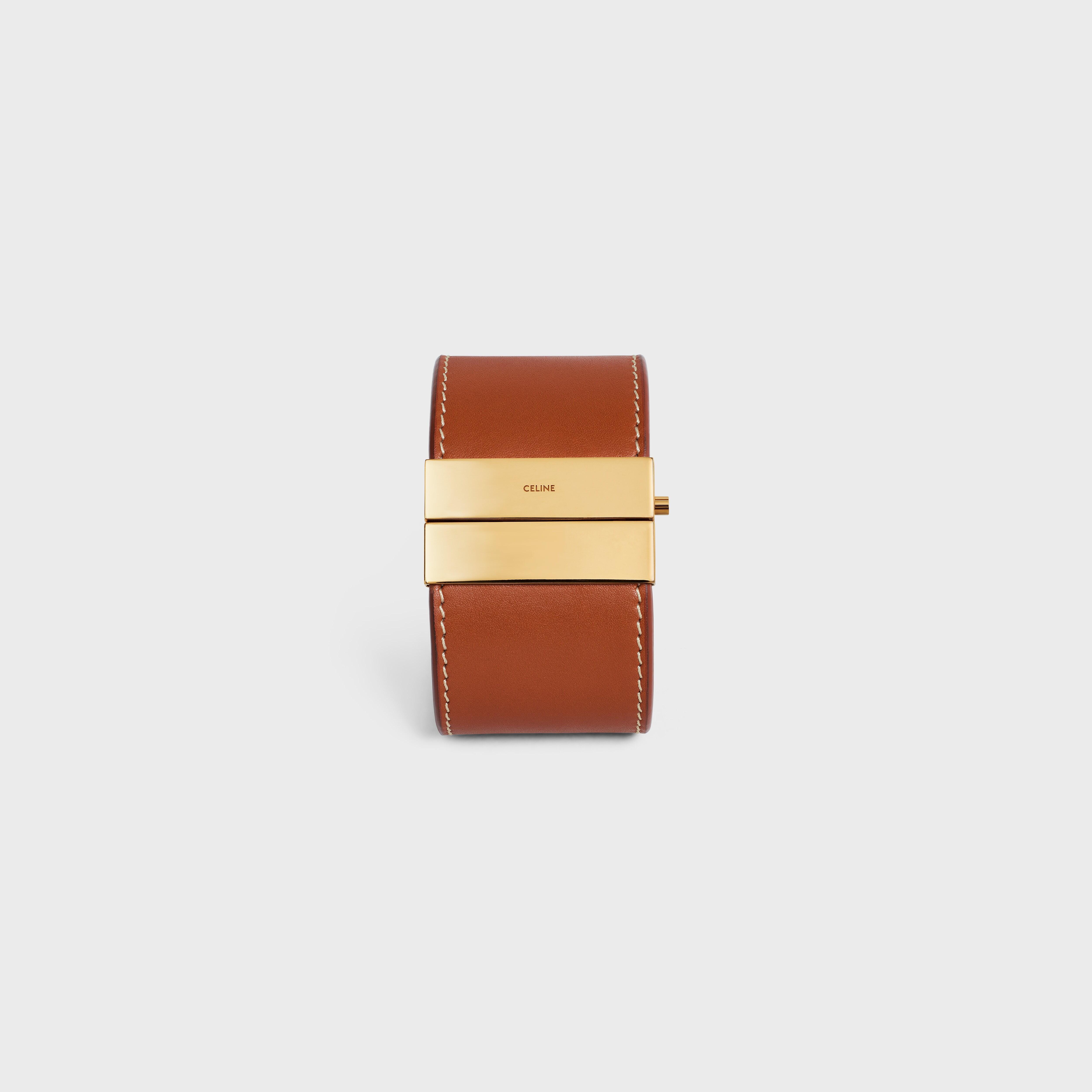 Celine Double Strap Calfskin Bracelet