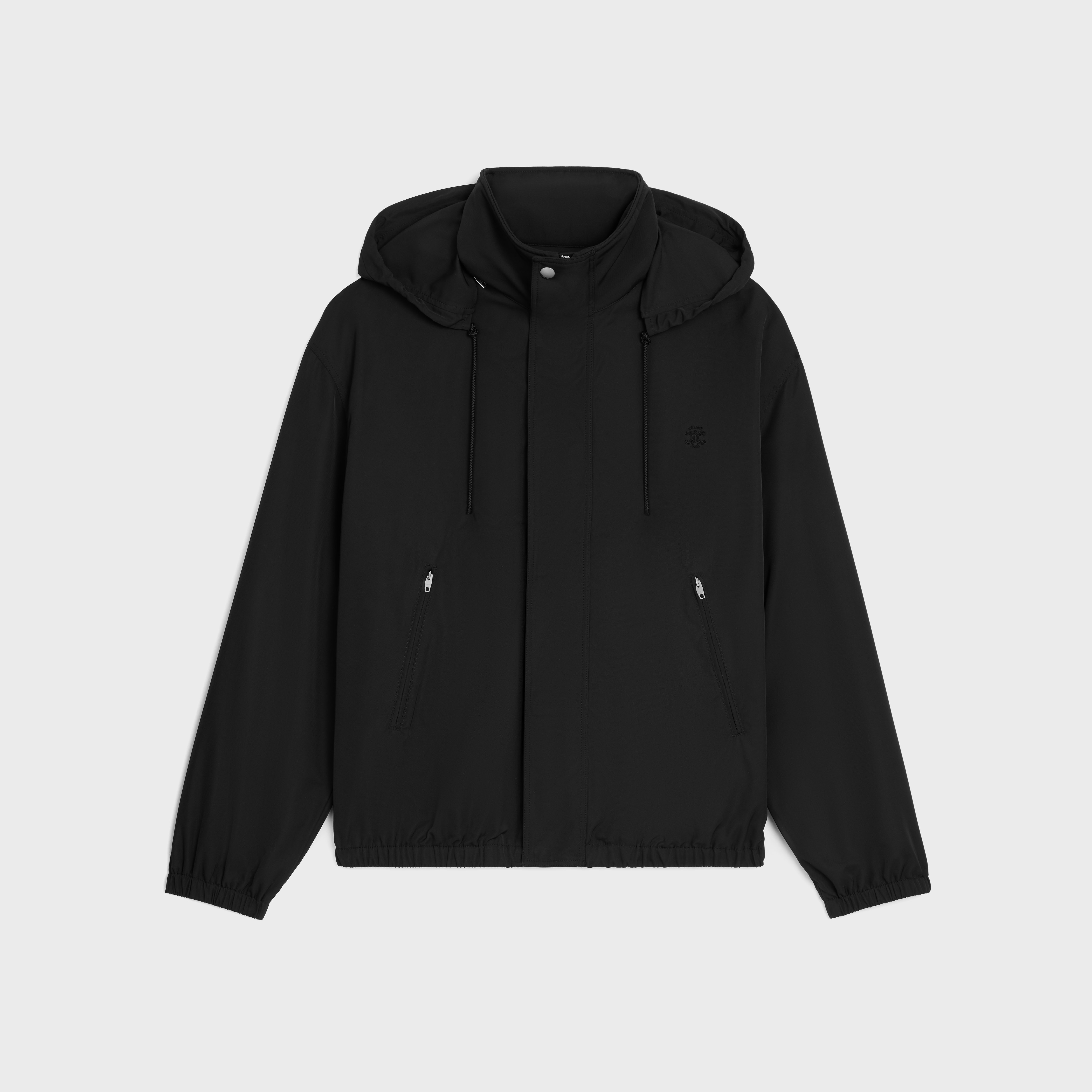 WINDBREAKER IN nylon twill - BLACK | CELINE