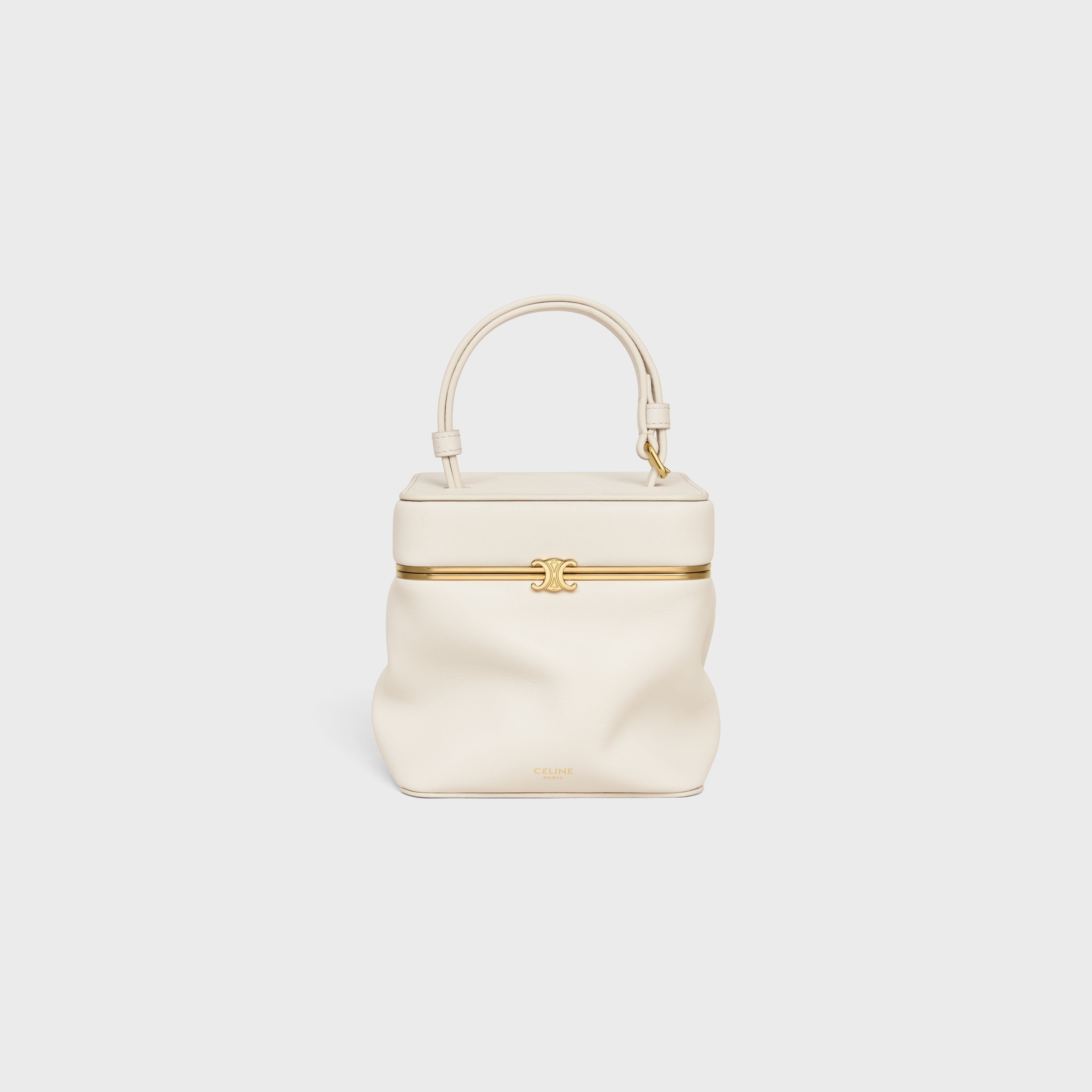 キューブ / サプルカーフスキン - ホワイトコットン | CELINE