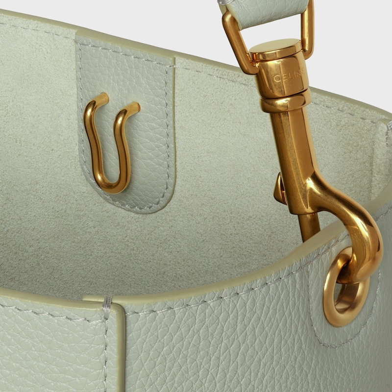 Sangle Small Bucket bag in soft grained calfskin | CELINE