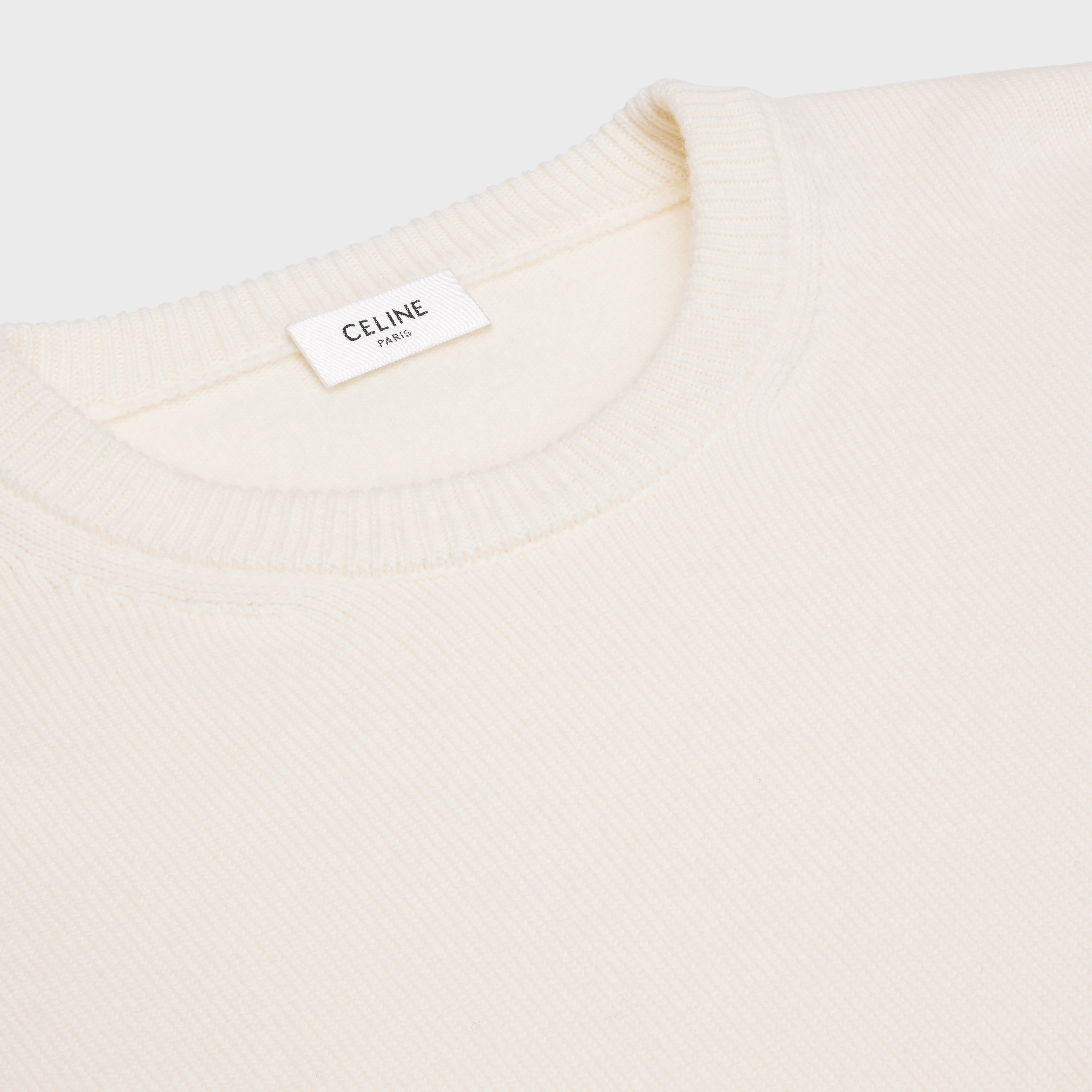 celine cropped sweatshirt