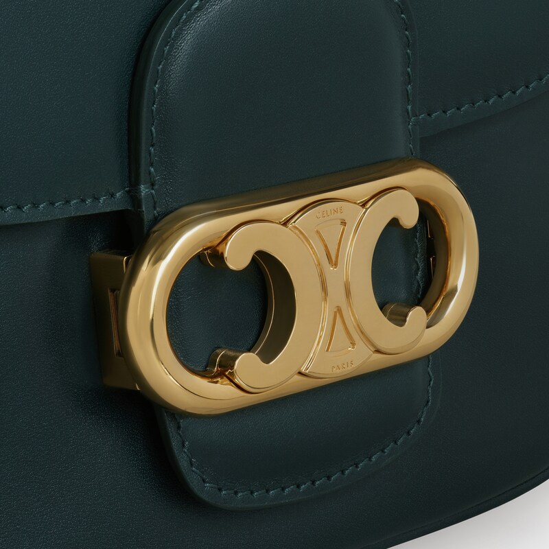 SMALL CHAIN MAILLON TRIOMPHE bag in shiny calfskin | CELINE