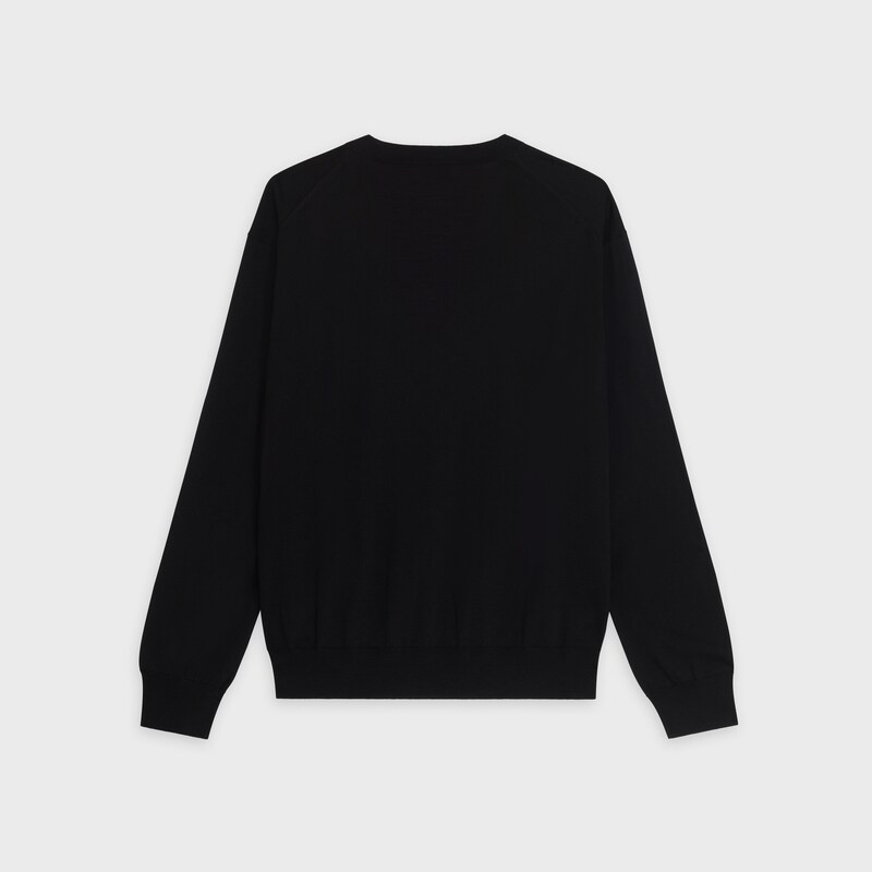 pull col V laine mérinos | CELINE