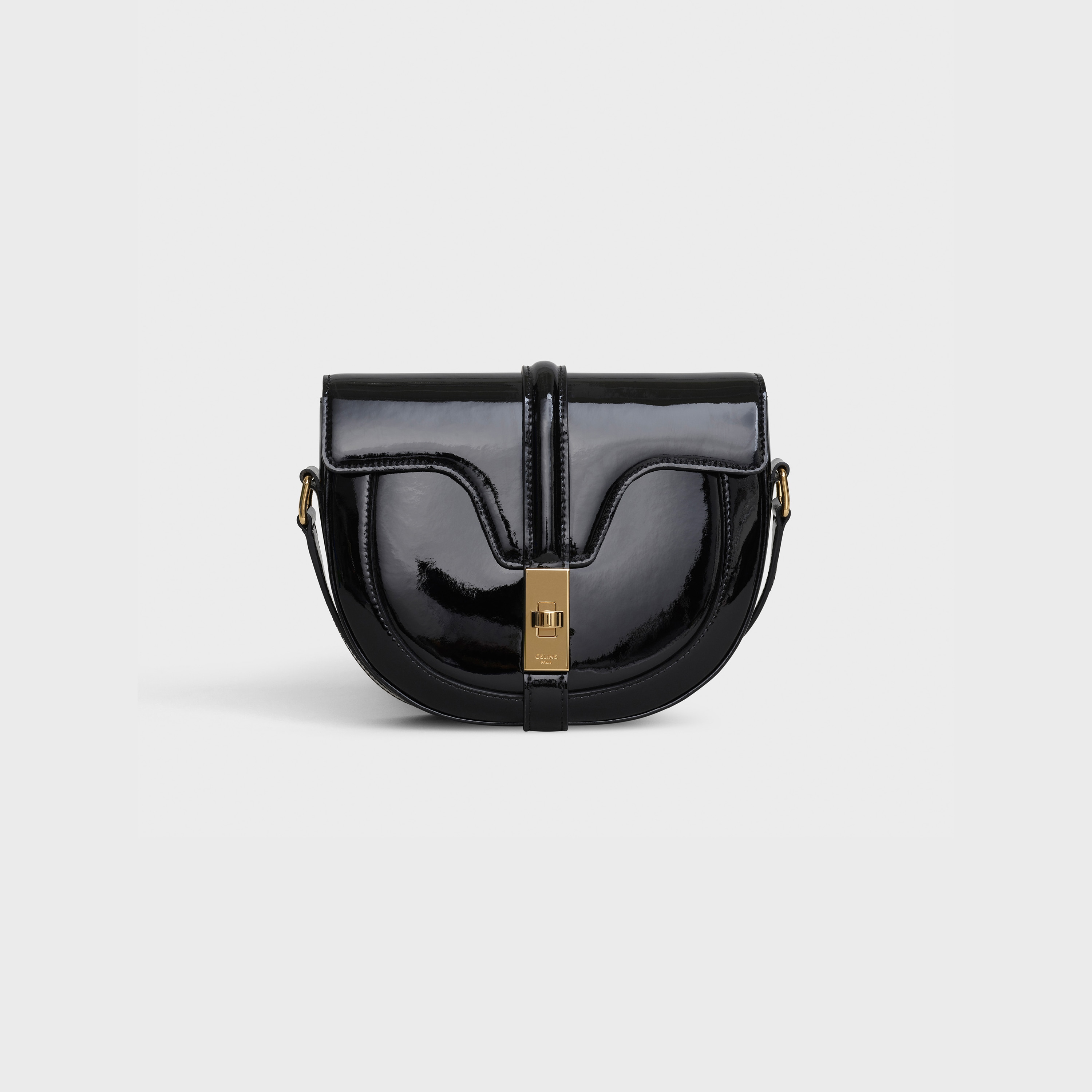 small besace 16 bag in patent calfskin