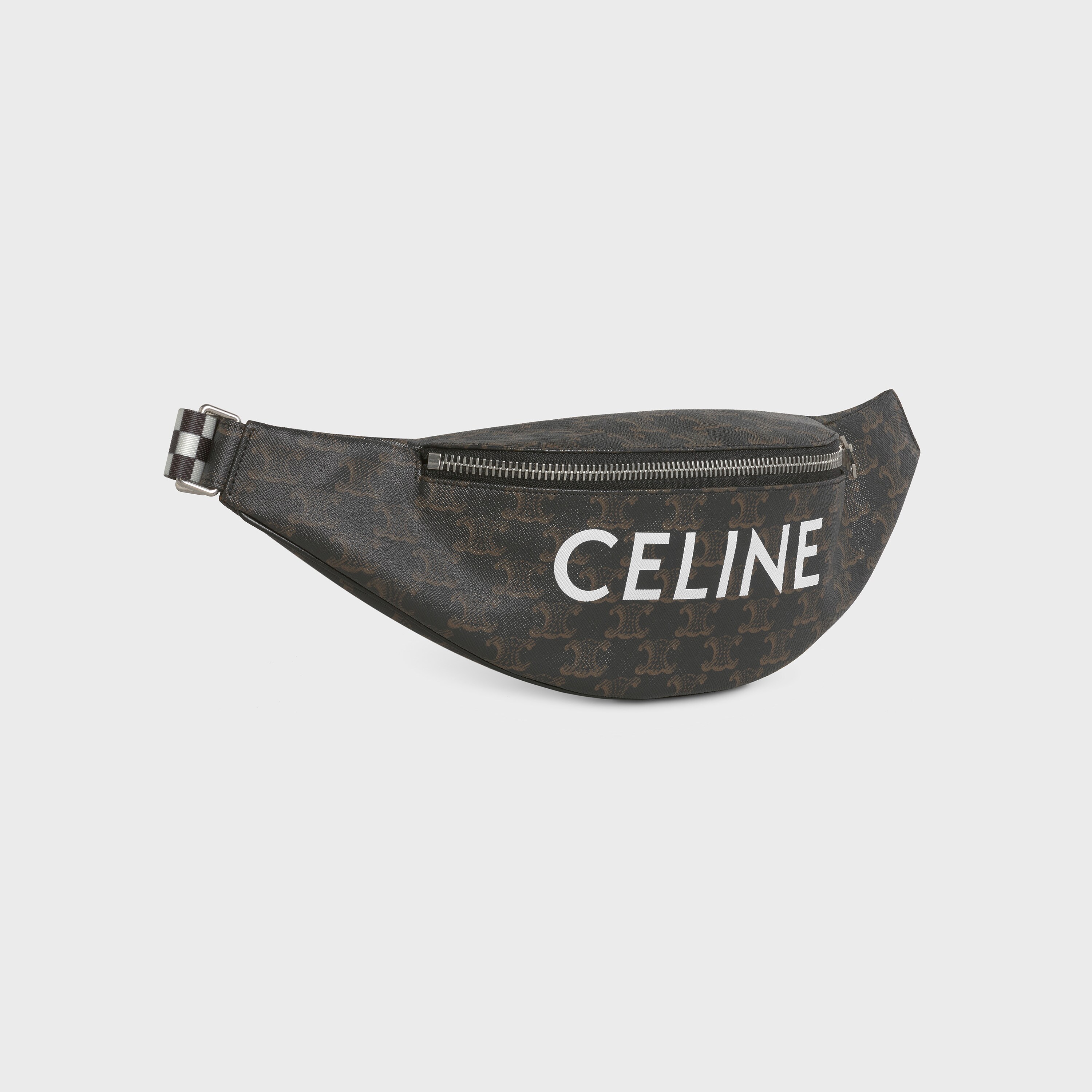 Belt Bag Trekking in Nylon with Celine Print - Black - for Men