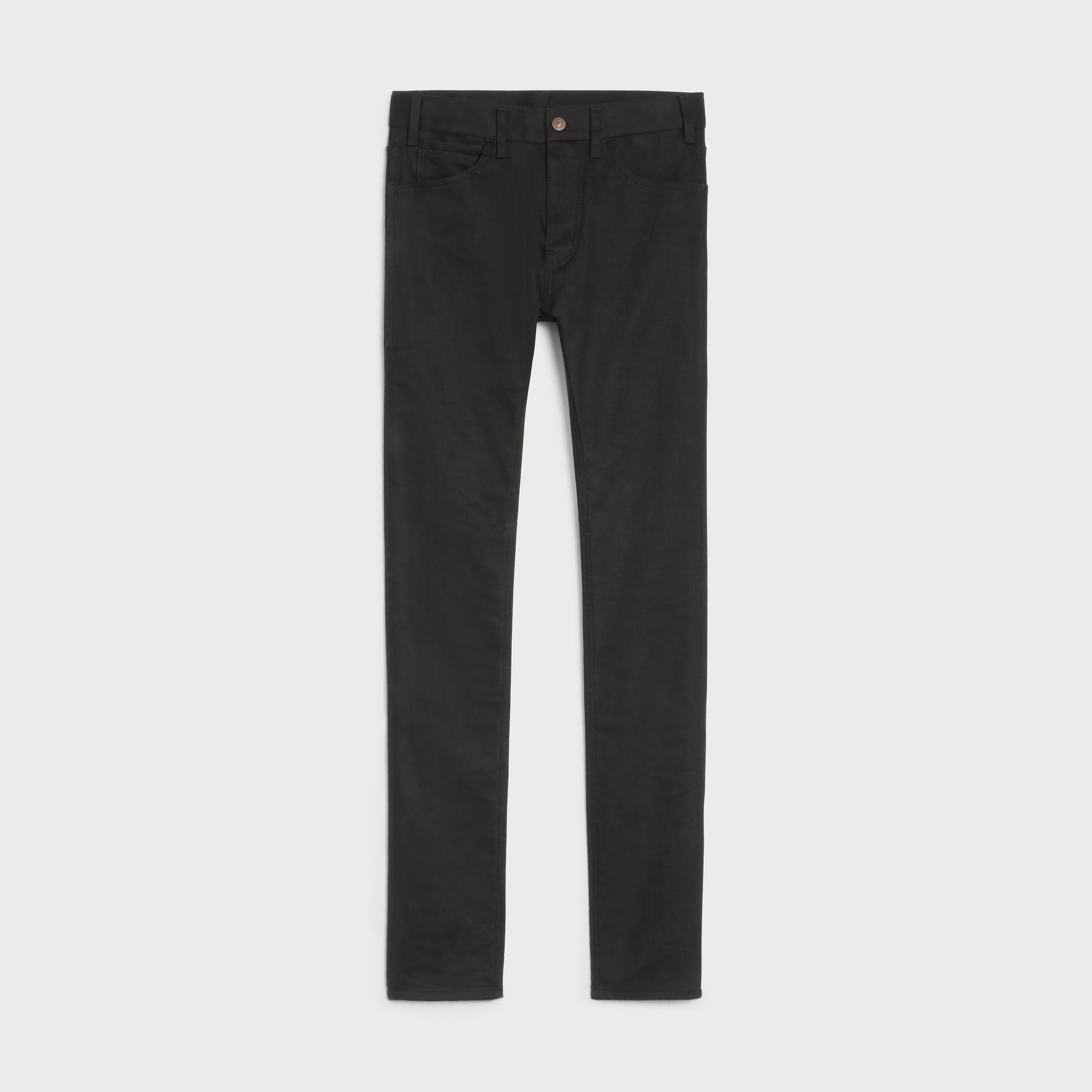 SKINNY JEANS IN VINTAGE PURE BLACK DENIM - VINTAGE PURE BLACK | CELINE