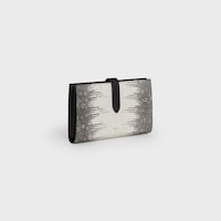 Cartera grande con correa de piel de lagarto y piel de becerro - Natural - 390 RUE SAINT-HONORE - 2 | CELINE