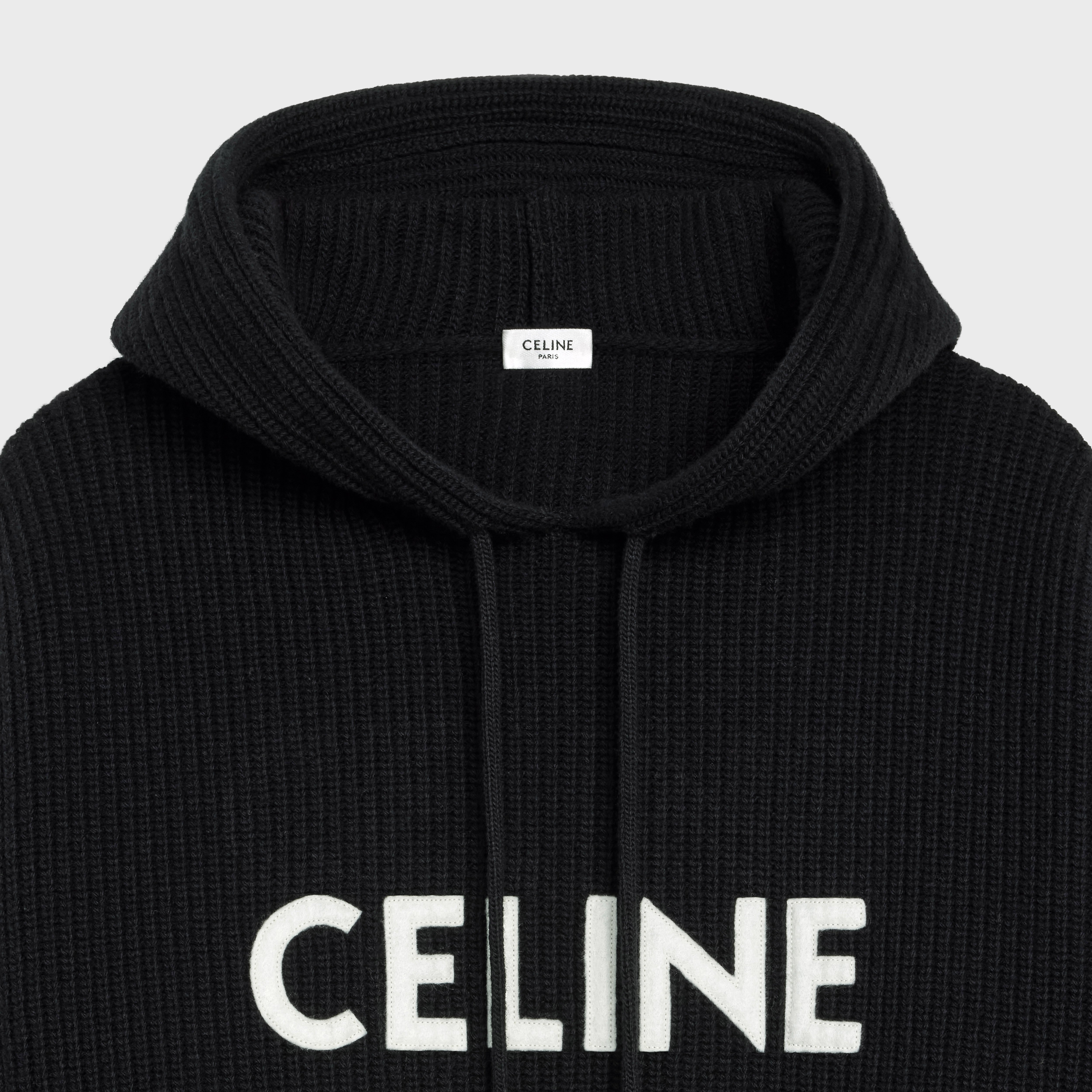 【CELINE】セリーヌ　クロップド フーディ―セーター S