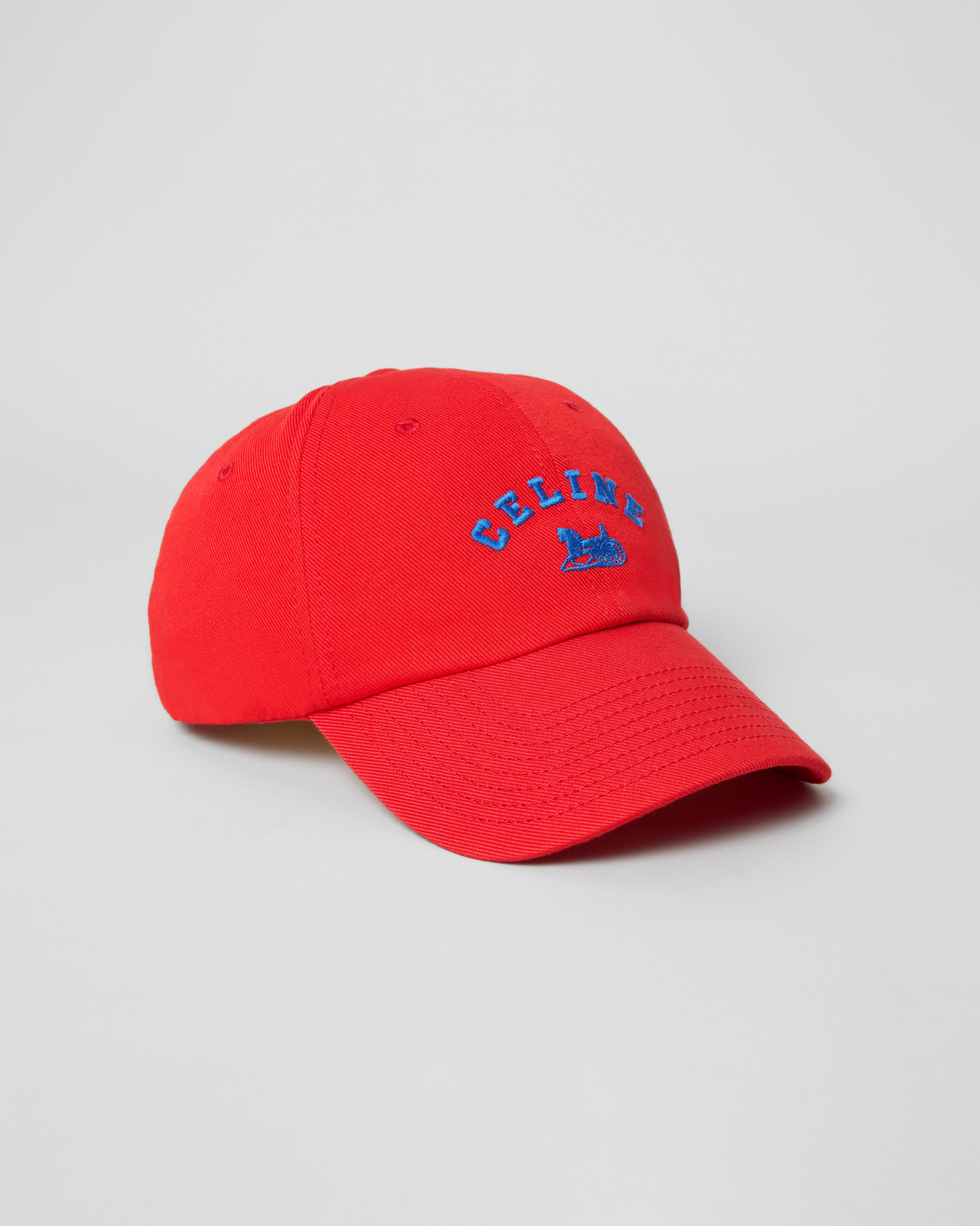Bright Red Html CHARIOT CAP - BRIGHT RED | CELINE