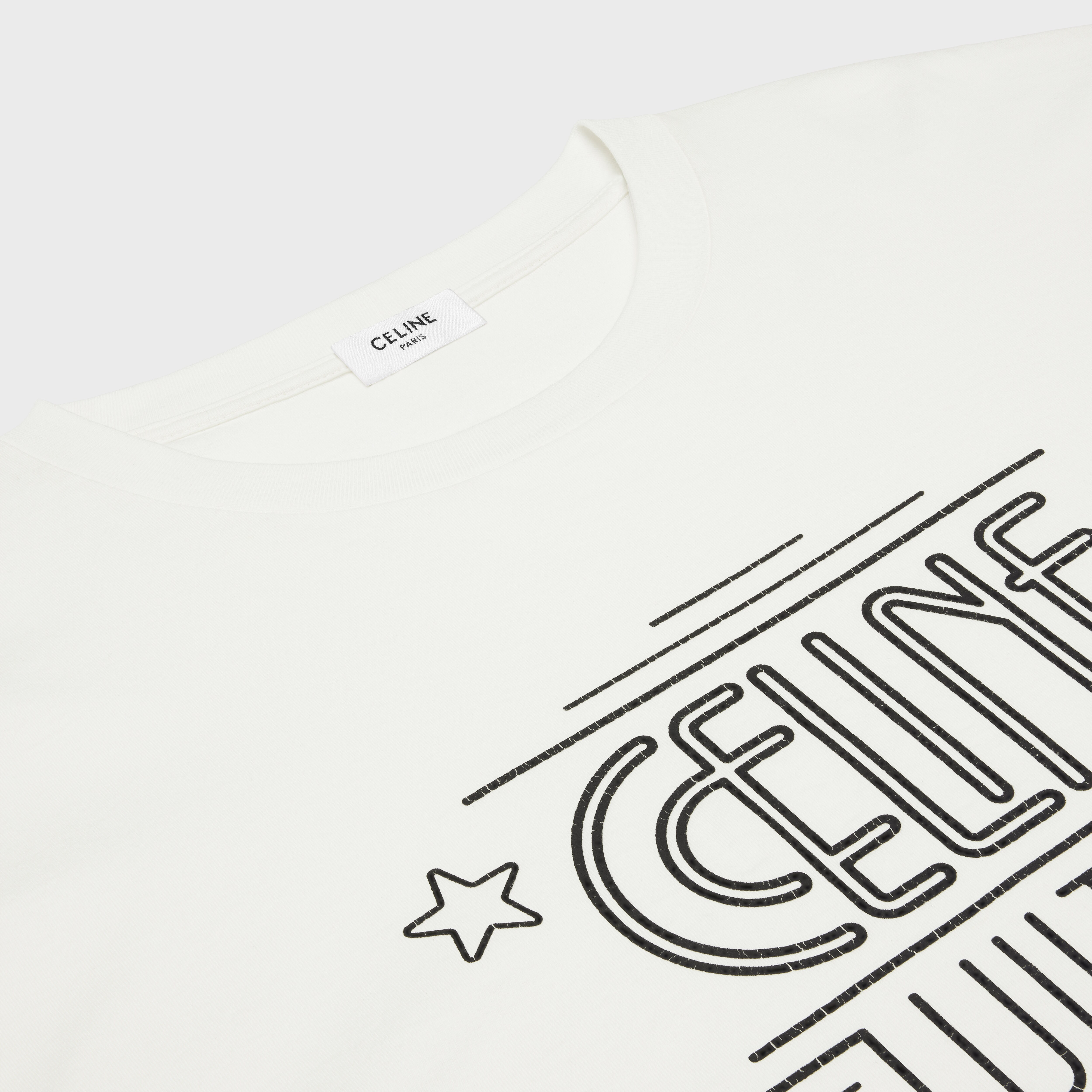 CELINE ウィルターン Tシャツ / コットンジャージー   ダーティ