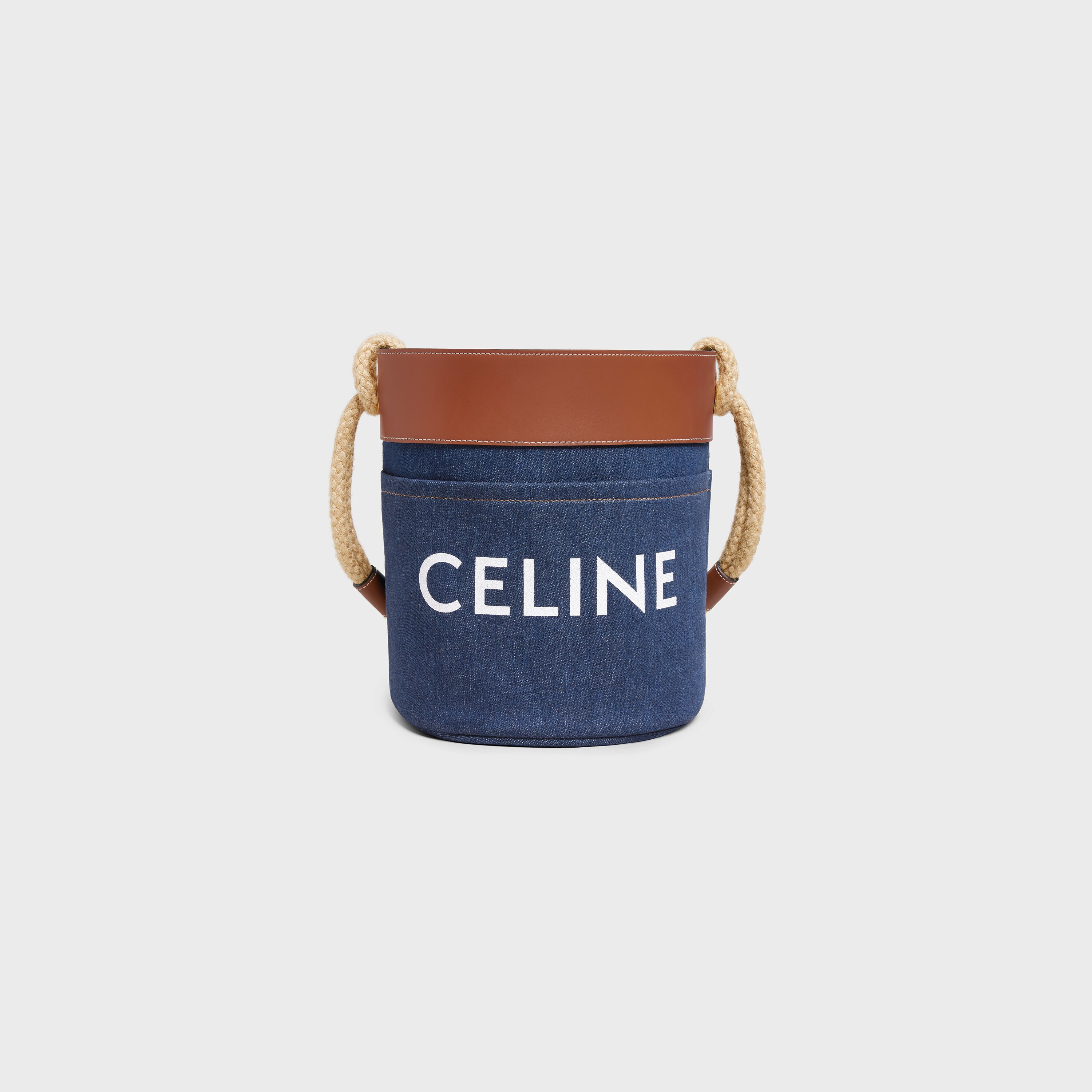 Bucket Celine in Denim with celine 