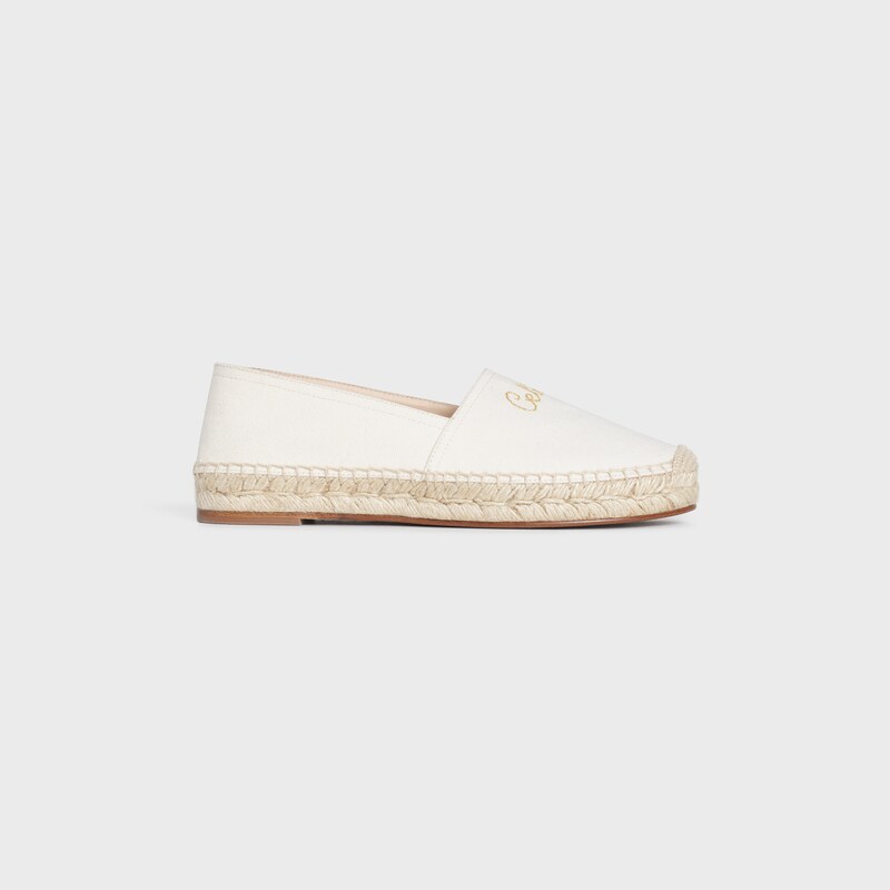 Taillat Flat Espadrille in Canvas | CELINE
