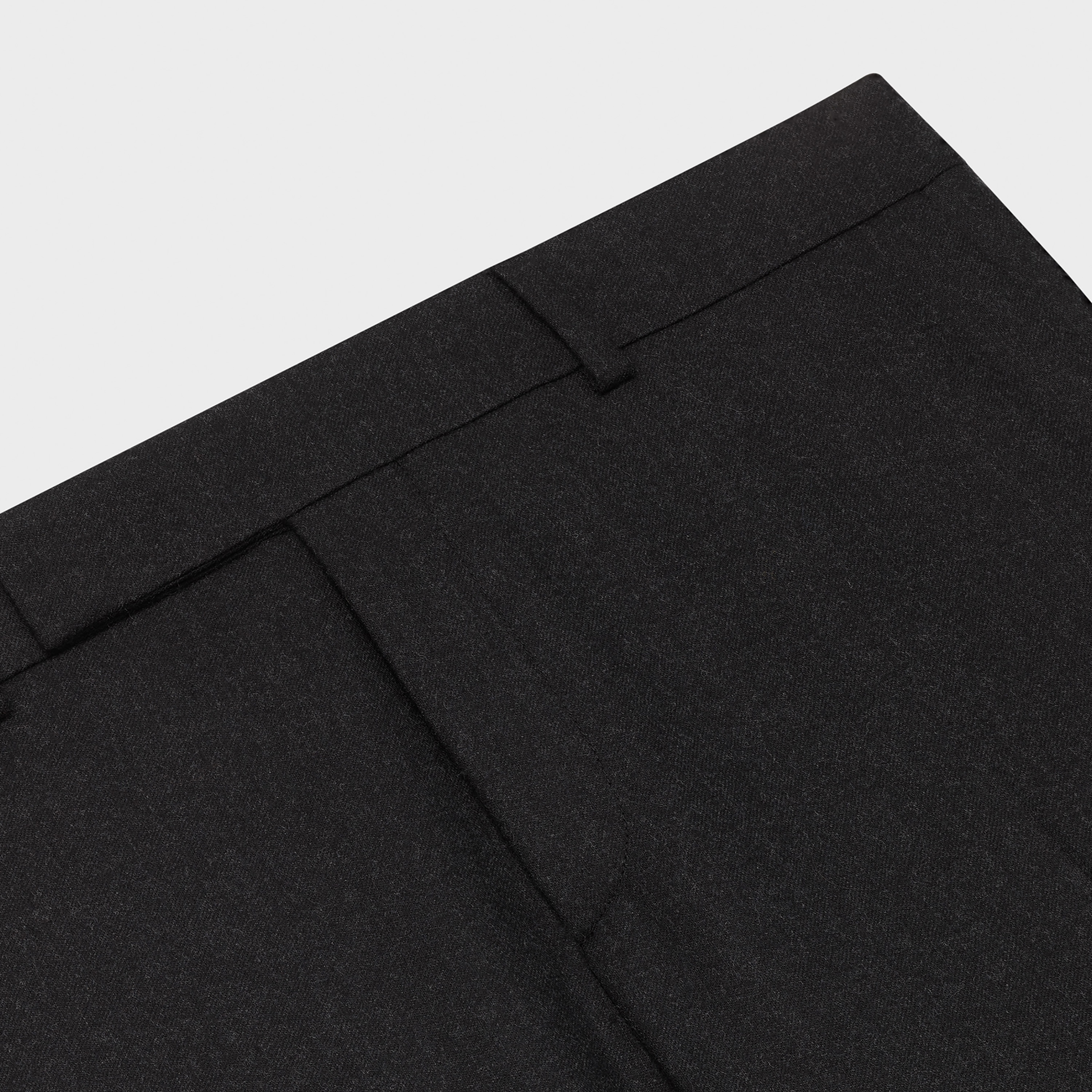Classic suit in diagonal flannel - null | CELINE
