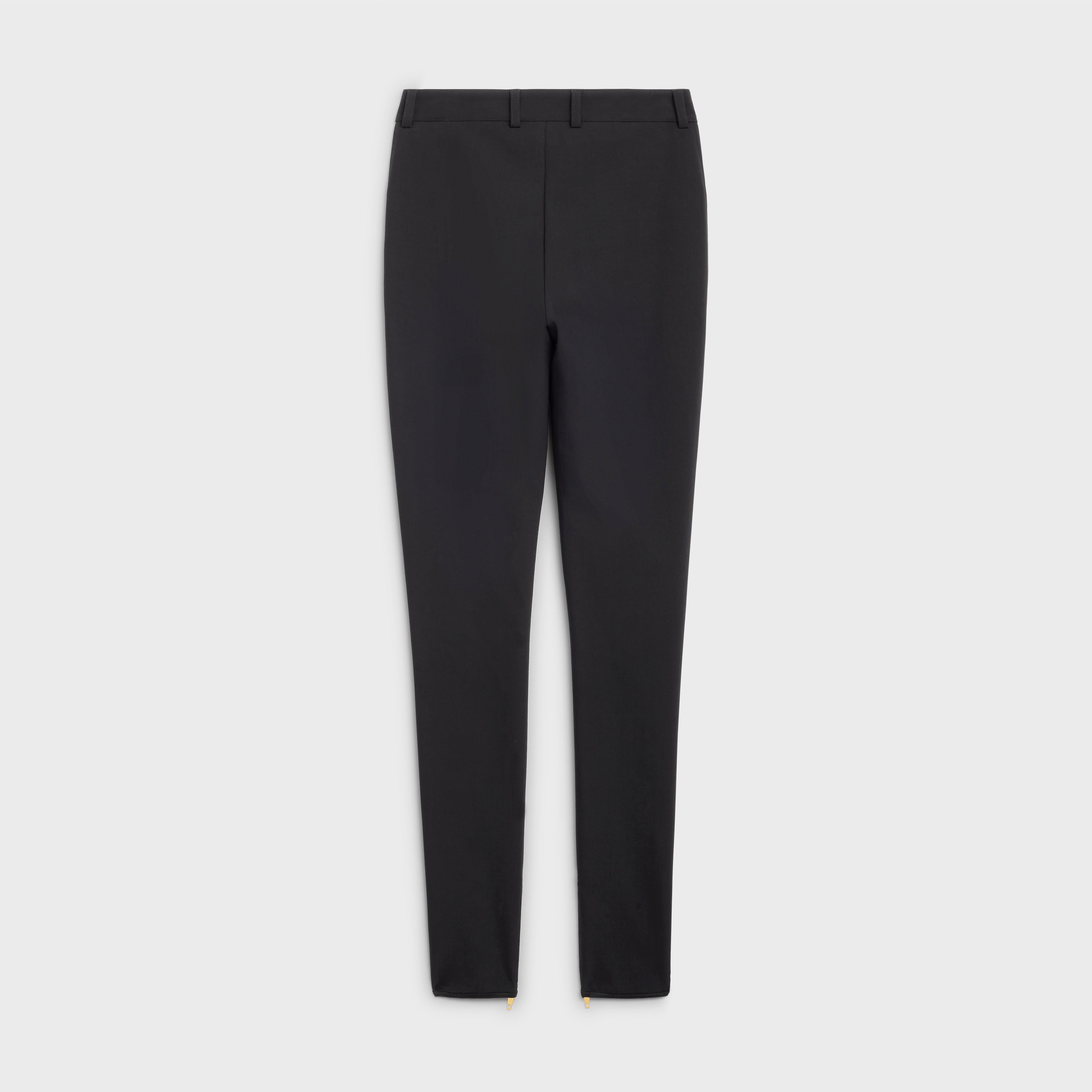 RIDING PANTS IN COMPACT WOOL - Black 