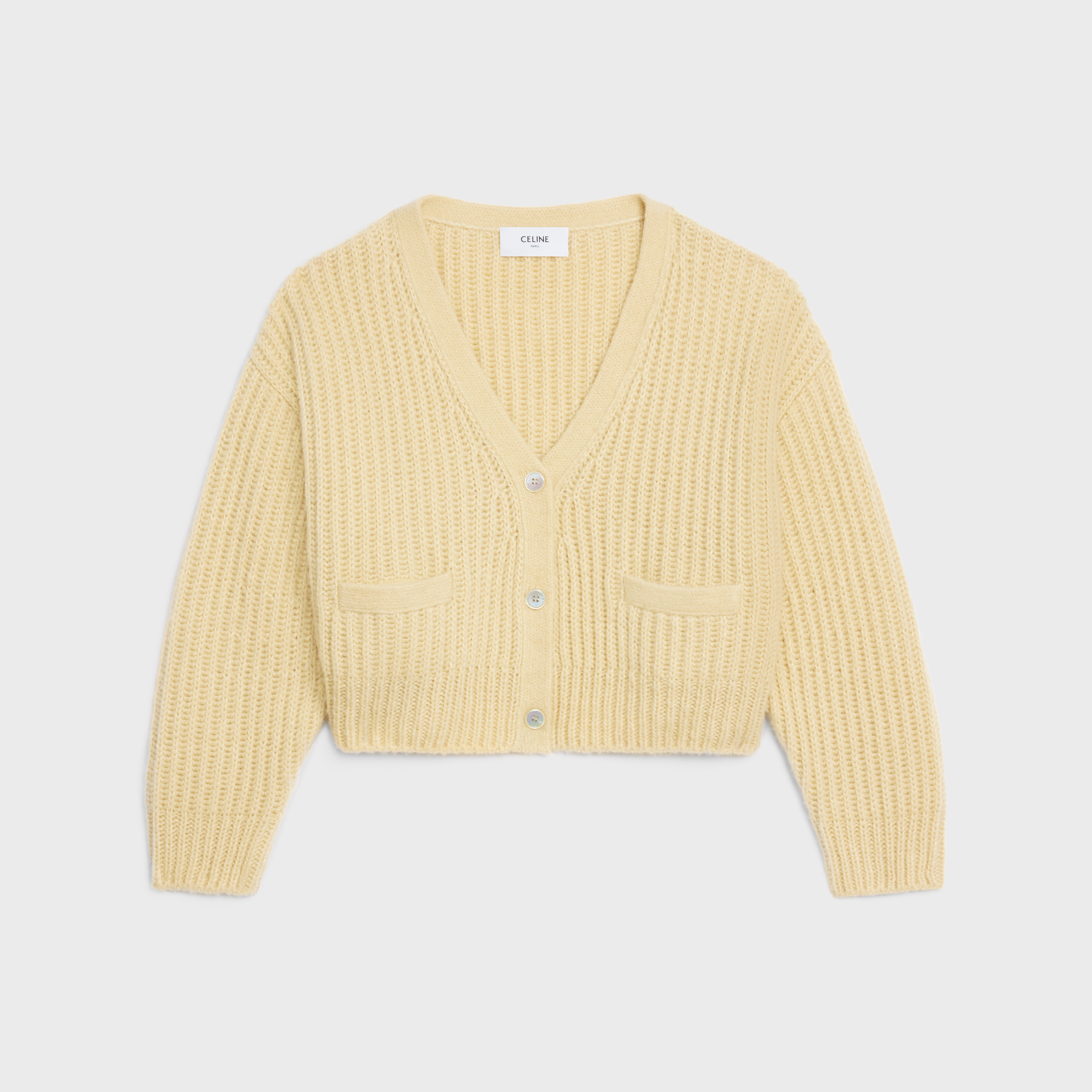 tie front cardigan yellow