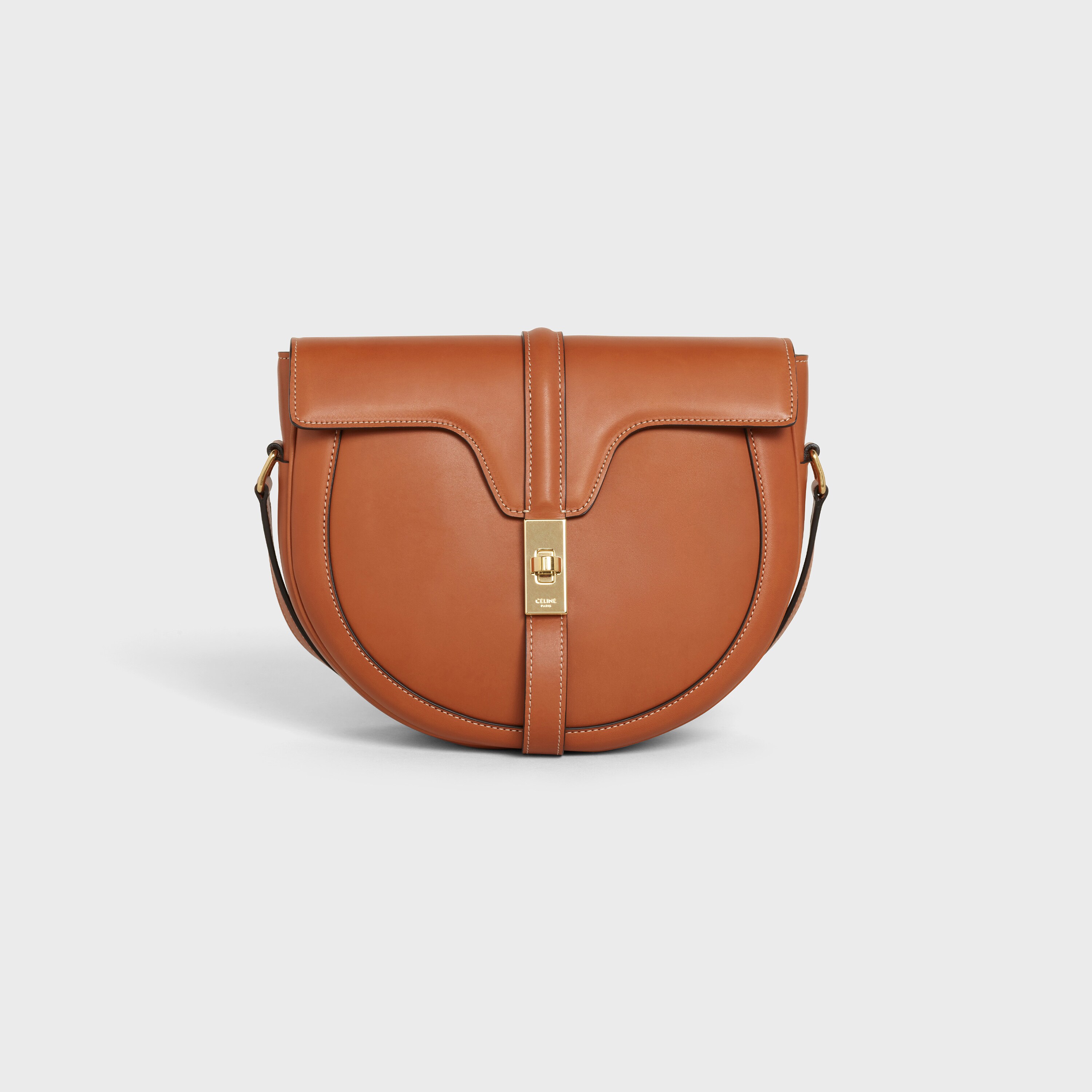 Besace 16 in Natural Calfskin - Tan - 189193BO2.04LU | CELINE