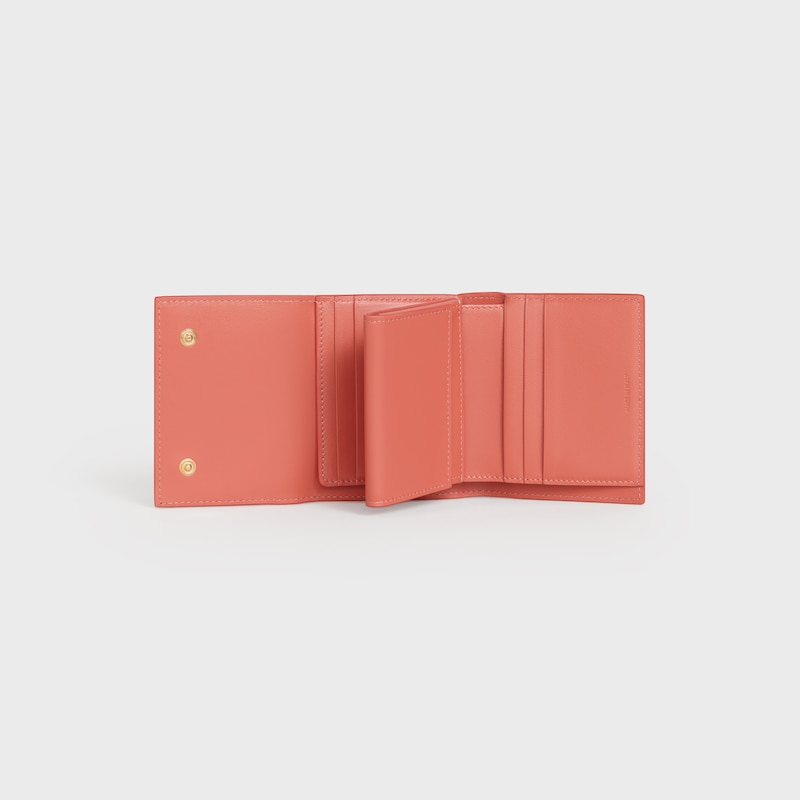 Small trifold wallet in Smooth Calfskin | CELINE